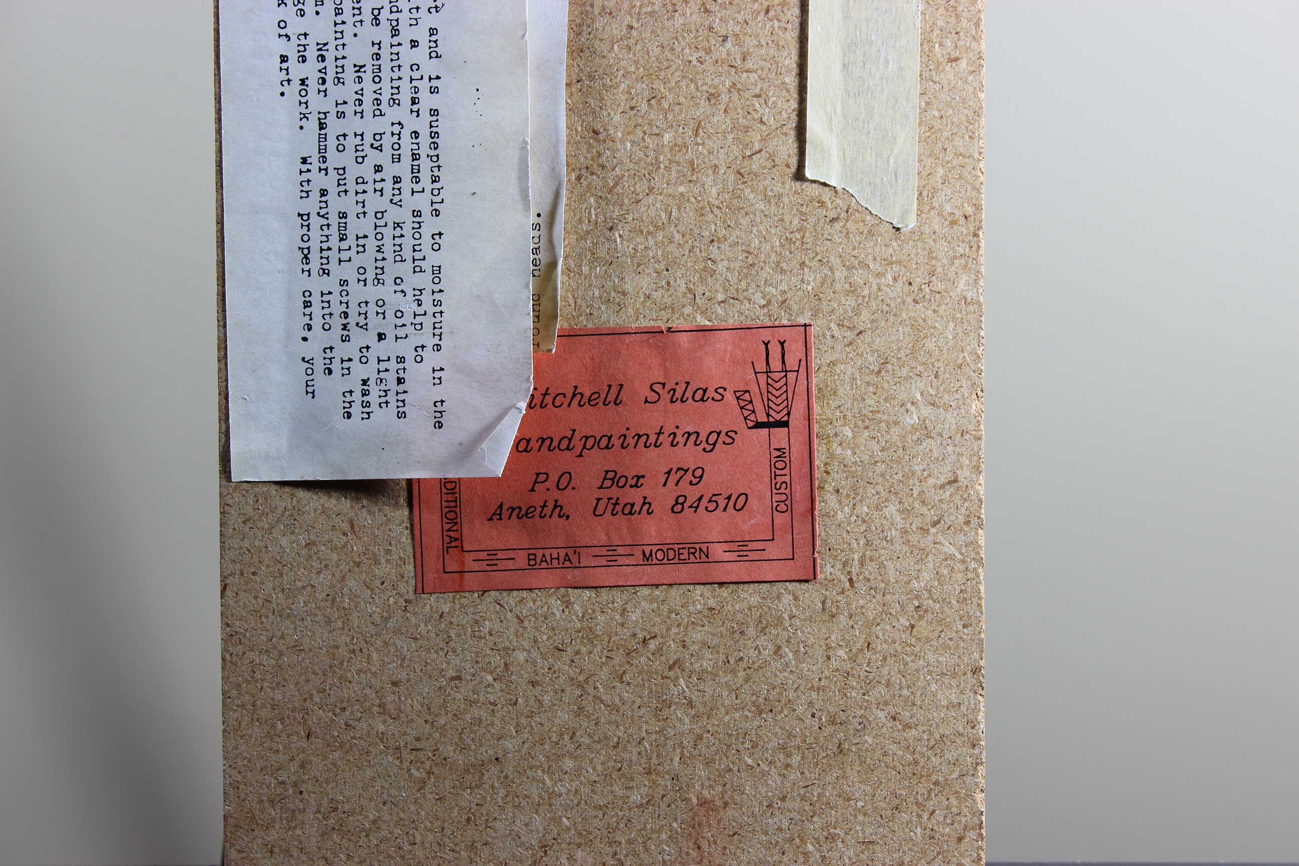 Mitchell Silas, Navajo Sandpainting