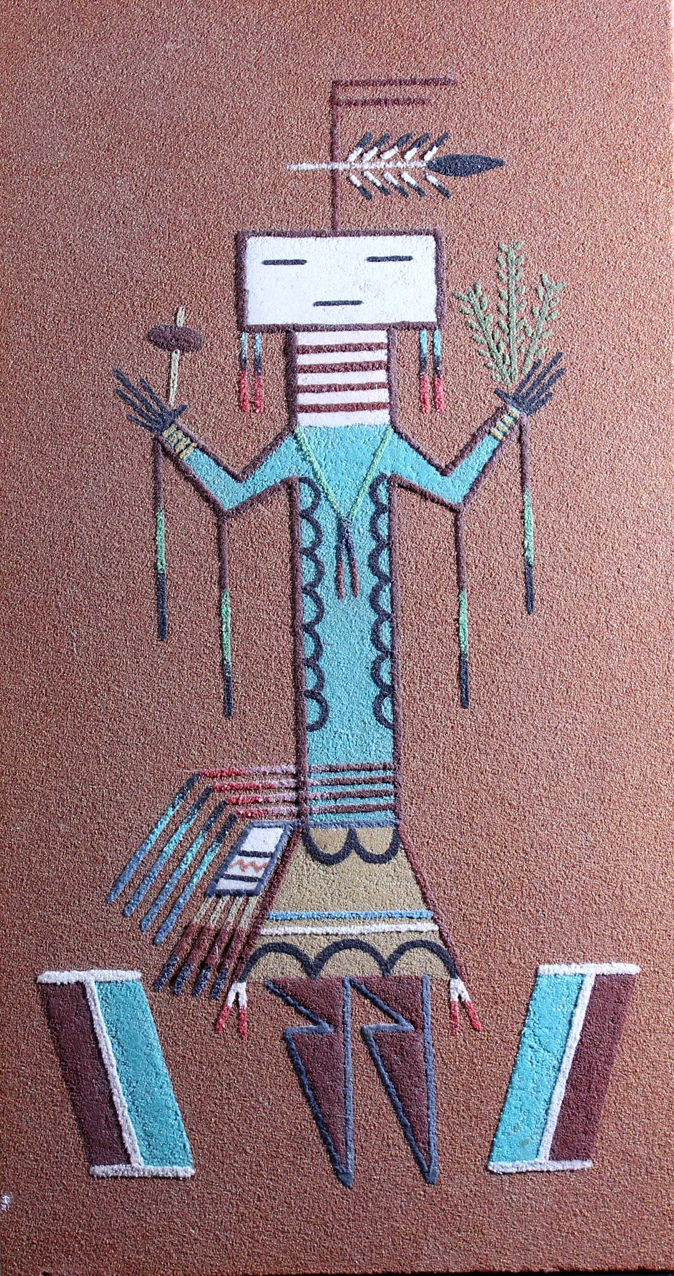 Mitchell Silas, Navajo Sandpainting