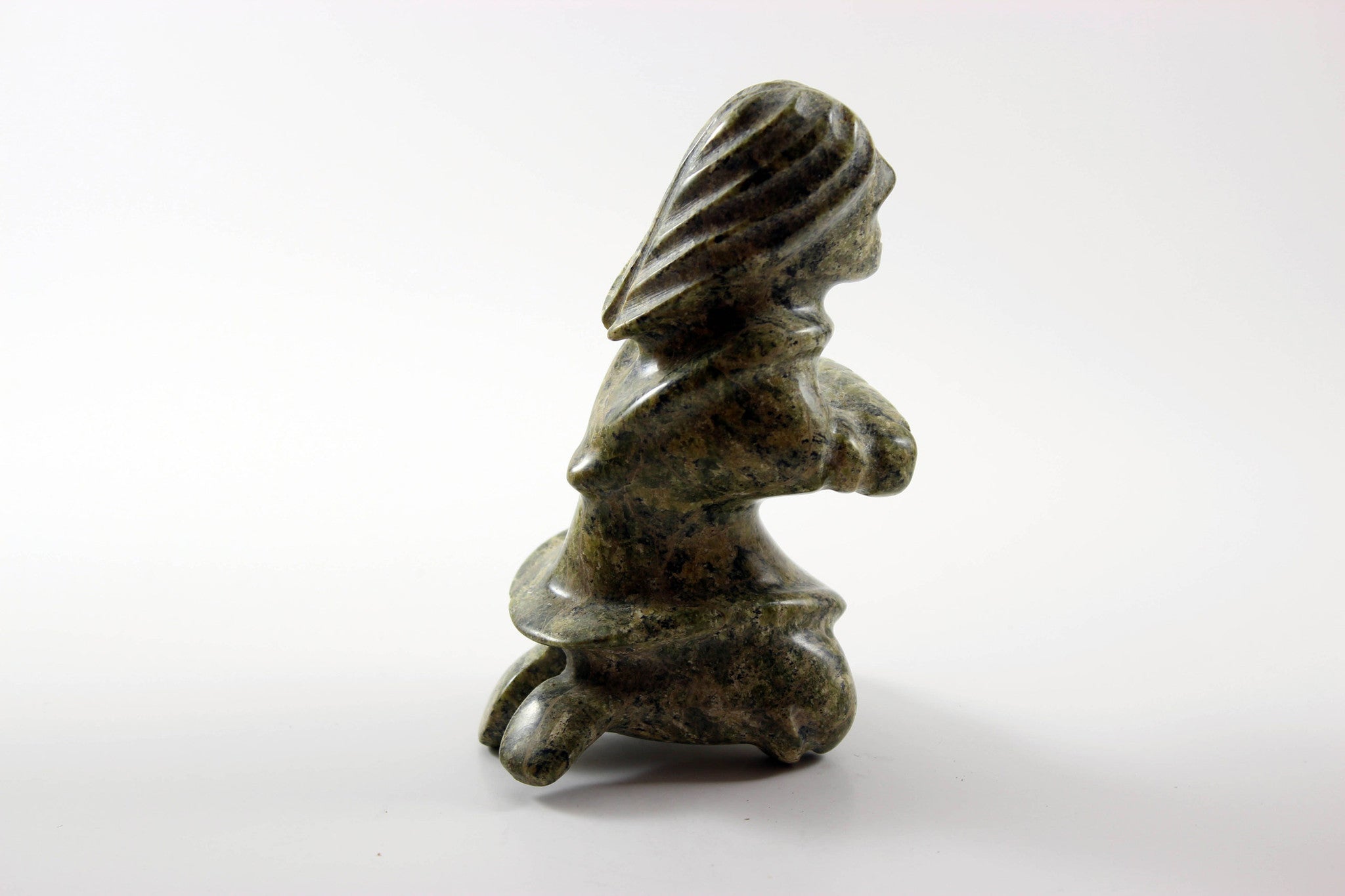 Inuit Soapstone Sculpture Musician