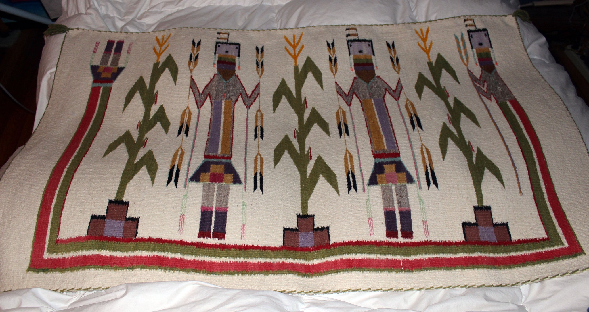 Navajo Yei Wool Rug, Shiprock, New Mexico