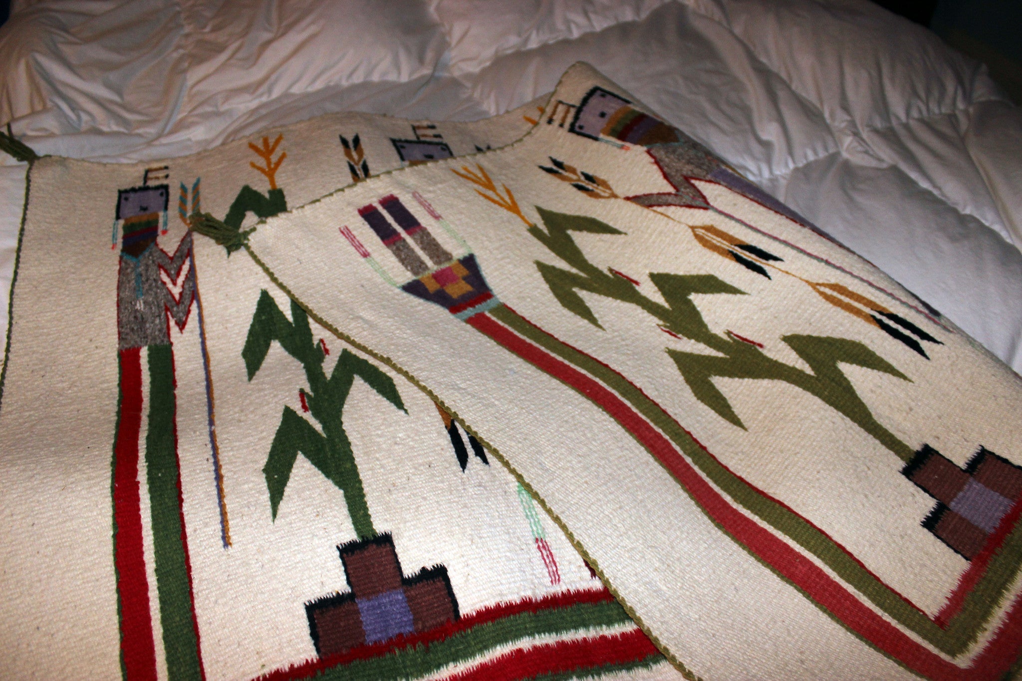 Navajo Yei Wool Rug, Shiprock, New Mexico