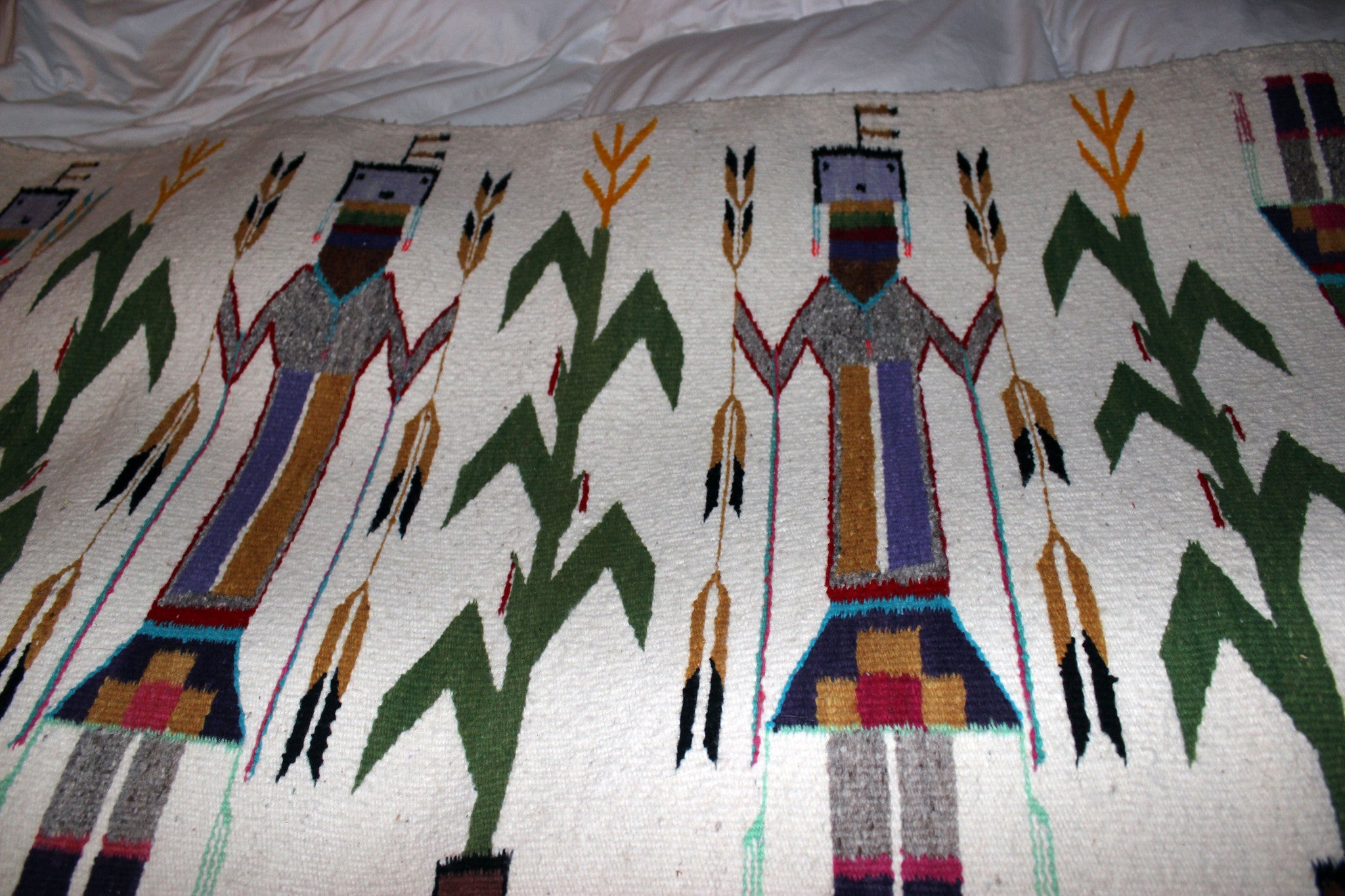 Navajo Yei Wool Rug, Shiprock, New Mexico