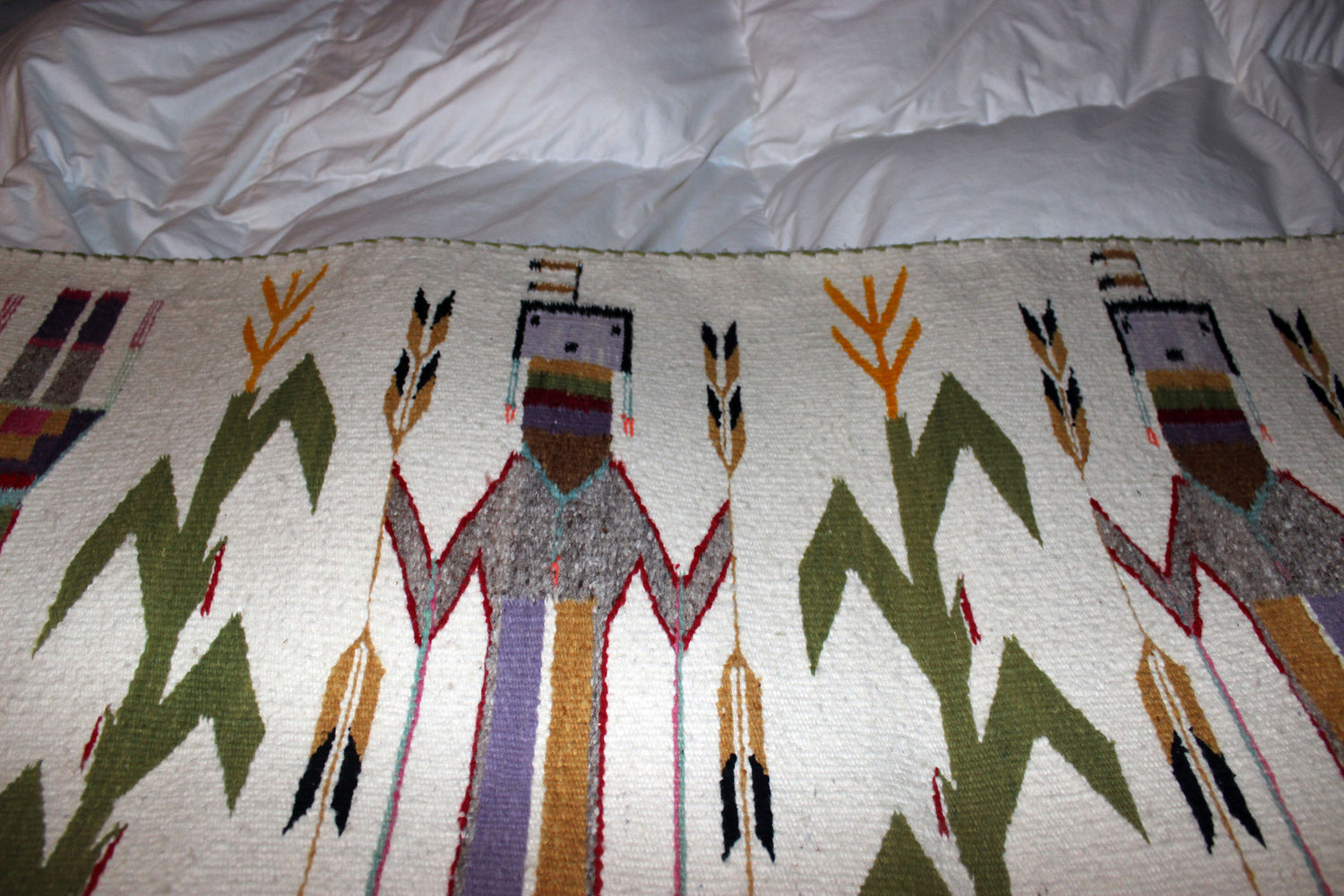 Navajo Yei Wool Rug, Shiprock, New Mexico