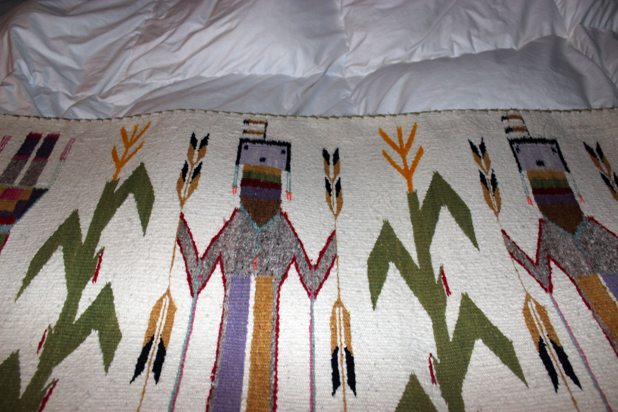 Navajo Yei Wool Rug, Shiprock, New Mexico