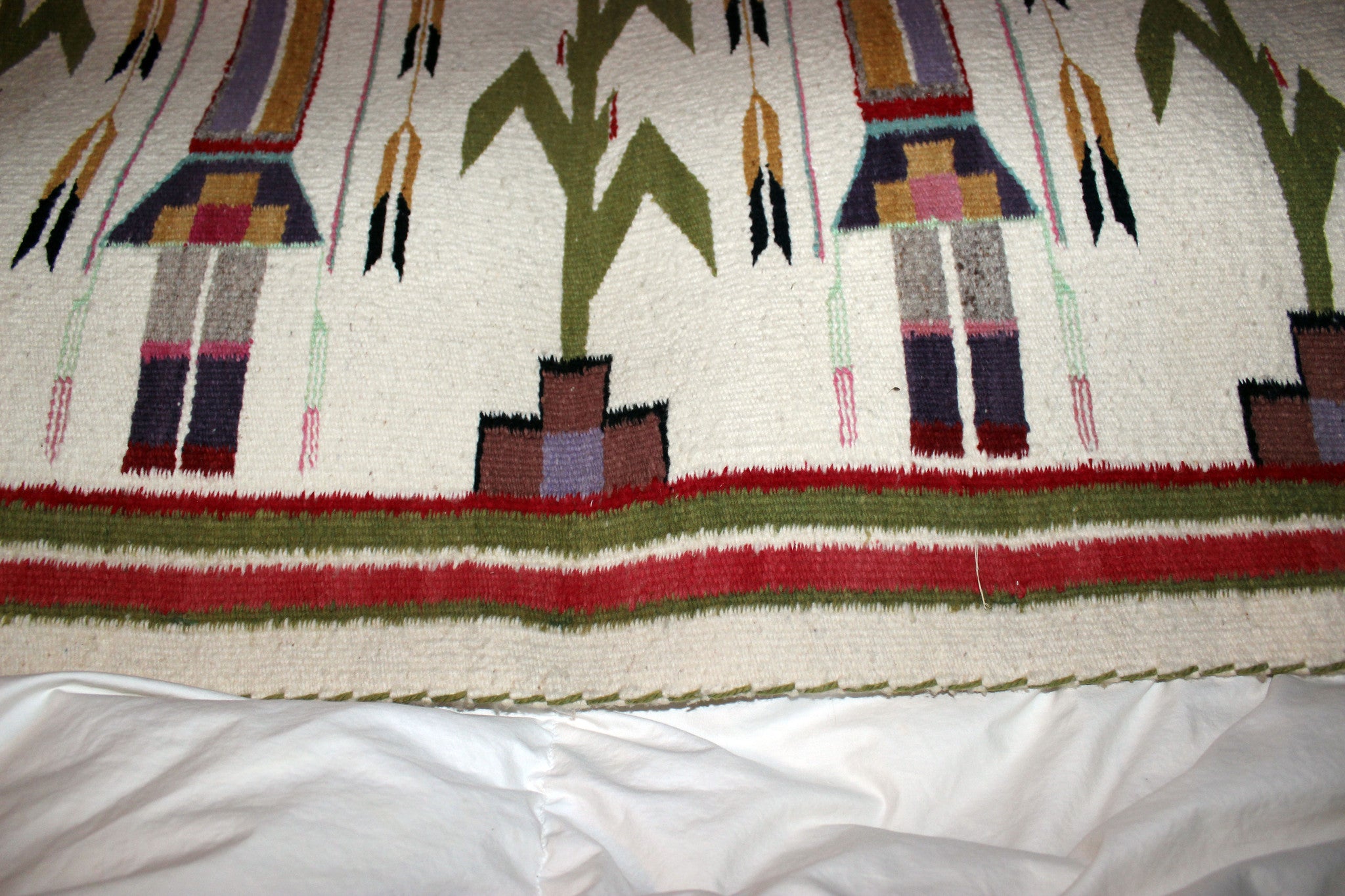 Navajo Yei Wool Rug, Shiprock, New Mexico