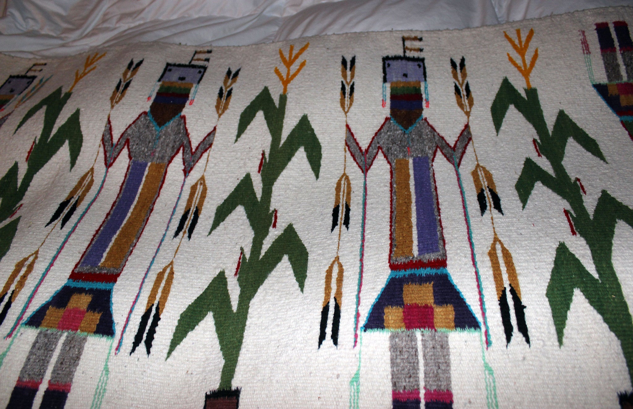 Navajo Yei Wool Rug, Shiprock, New Mexico