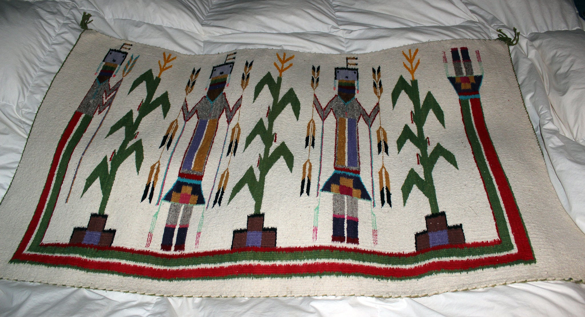 Navajo Yei Wool Rug, Shiprock, New Mexico