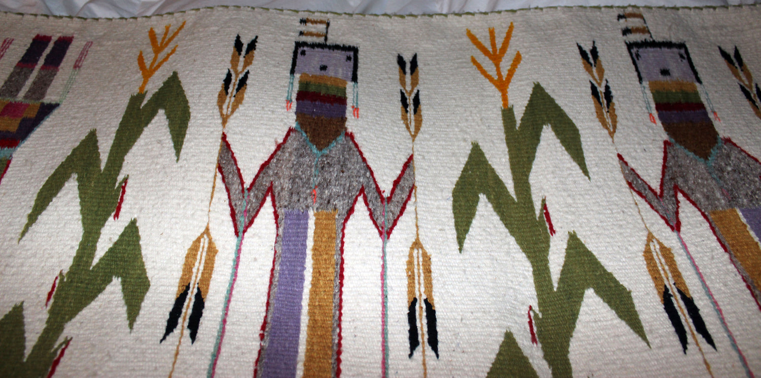 Navajo Yei Wool Rug, Shiprock, New Mexico