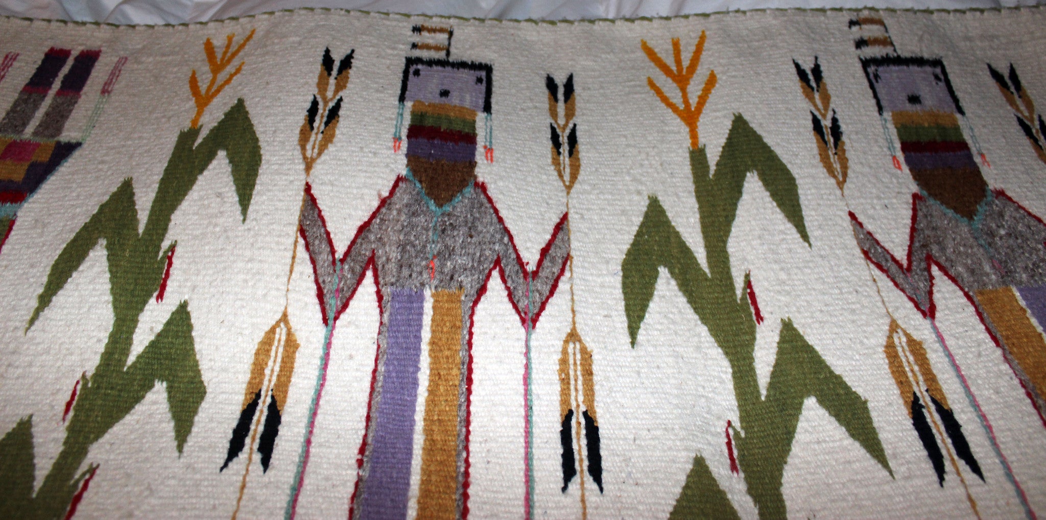 Navajo Yei Wool Rug, Shiprock, New Mexico