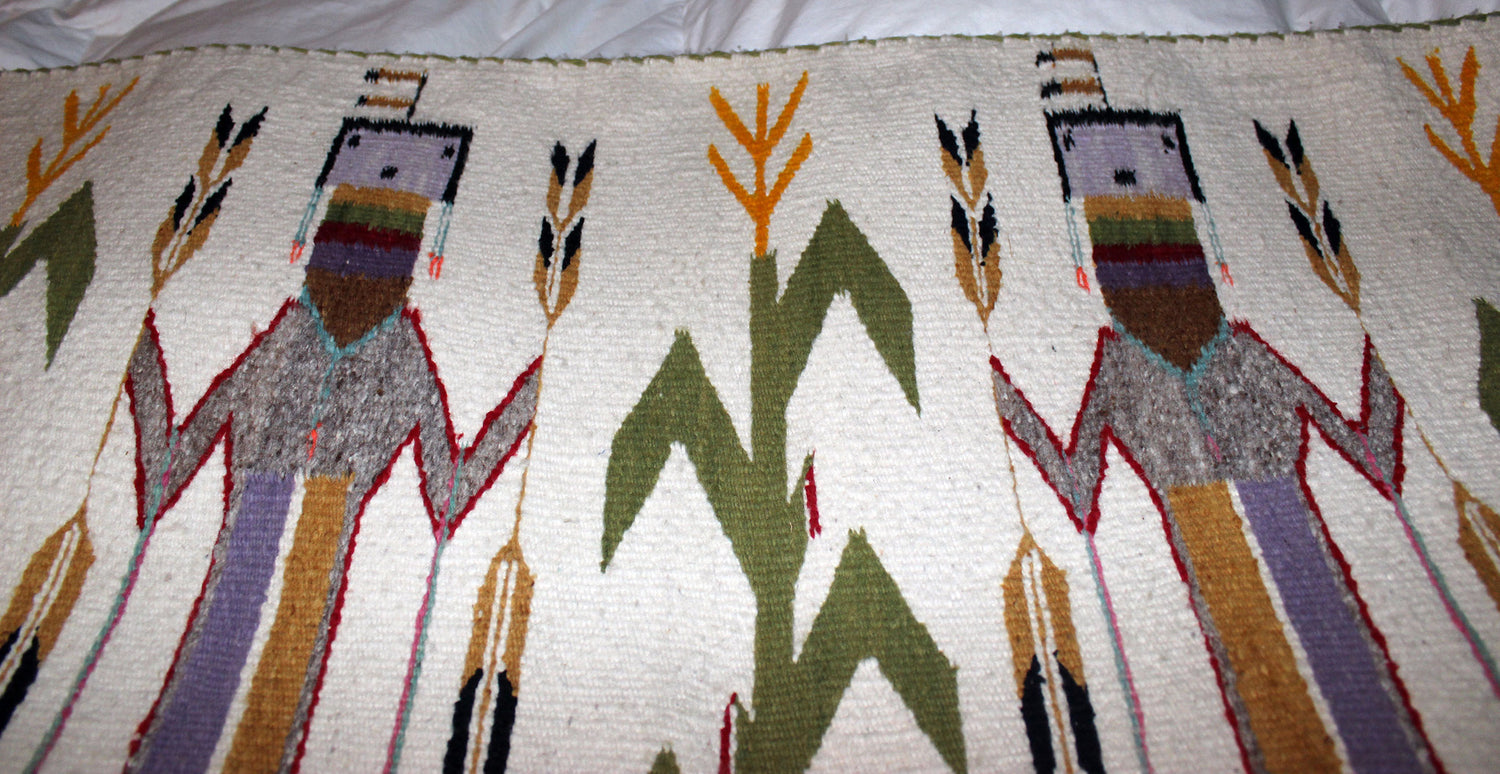 Navajo Yei Wool Rug, Shiprock, New Mexico