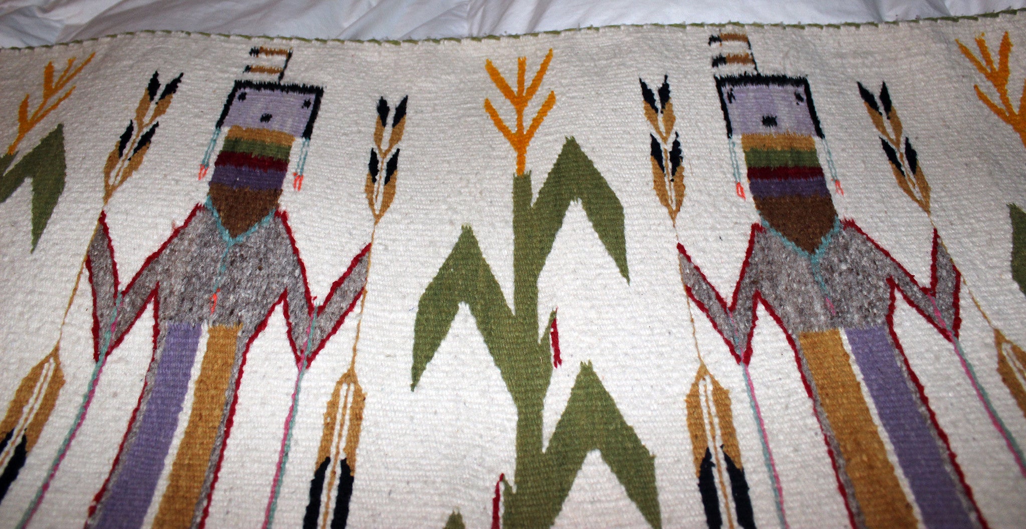 Navajo Yei Wool Rug, Shiprock, New Mexico