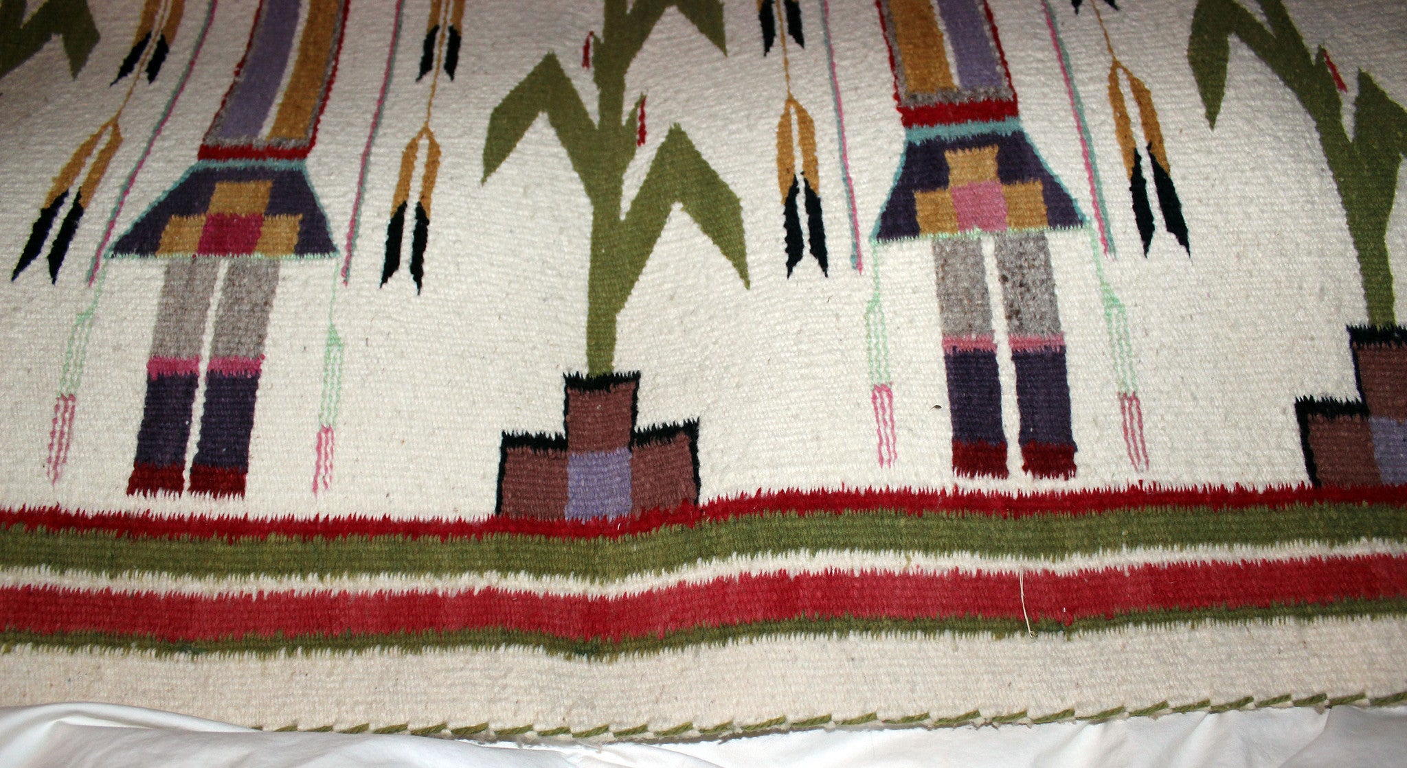 Navajo Yei Wool Rug, Shiprock, New Mexico