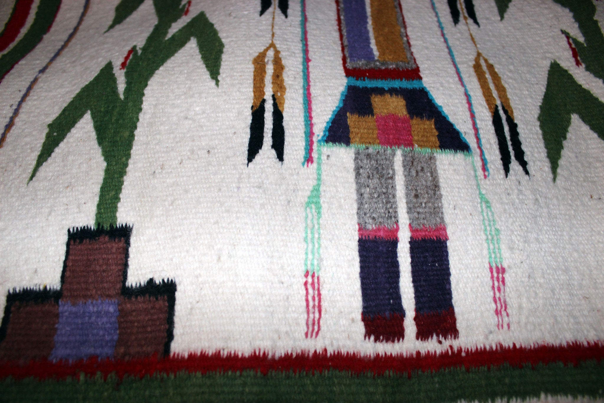 Navajo Yei Wool Rug, Shiprock, New Mexico