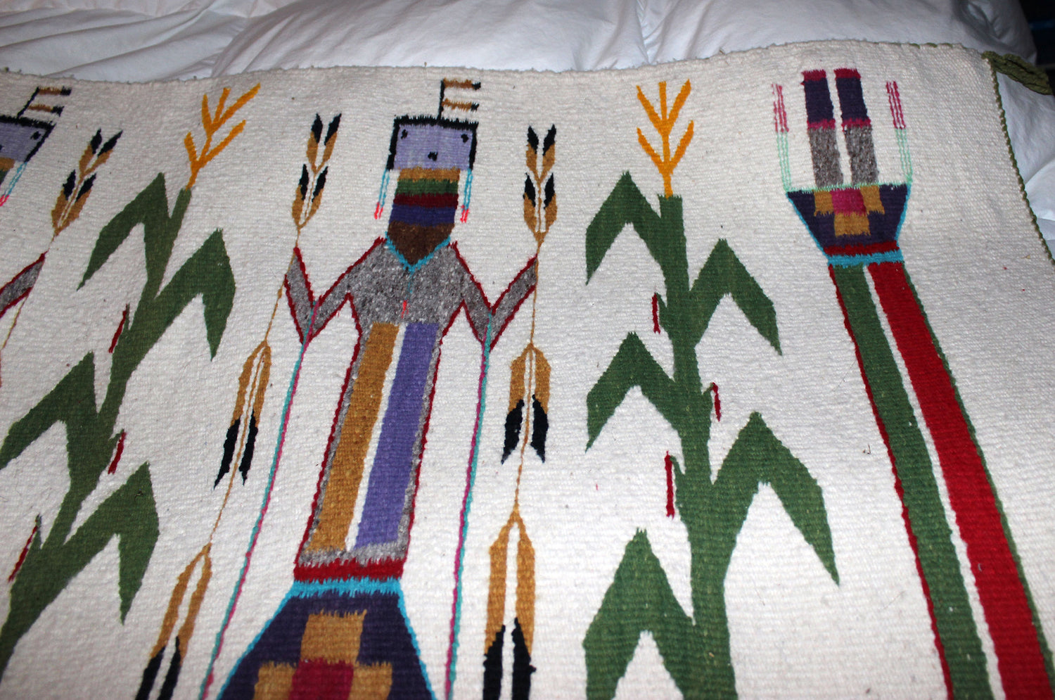 Navajo Yei Wool Rug, Shiprock, New Mexico
