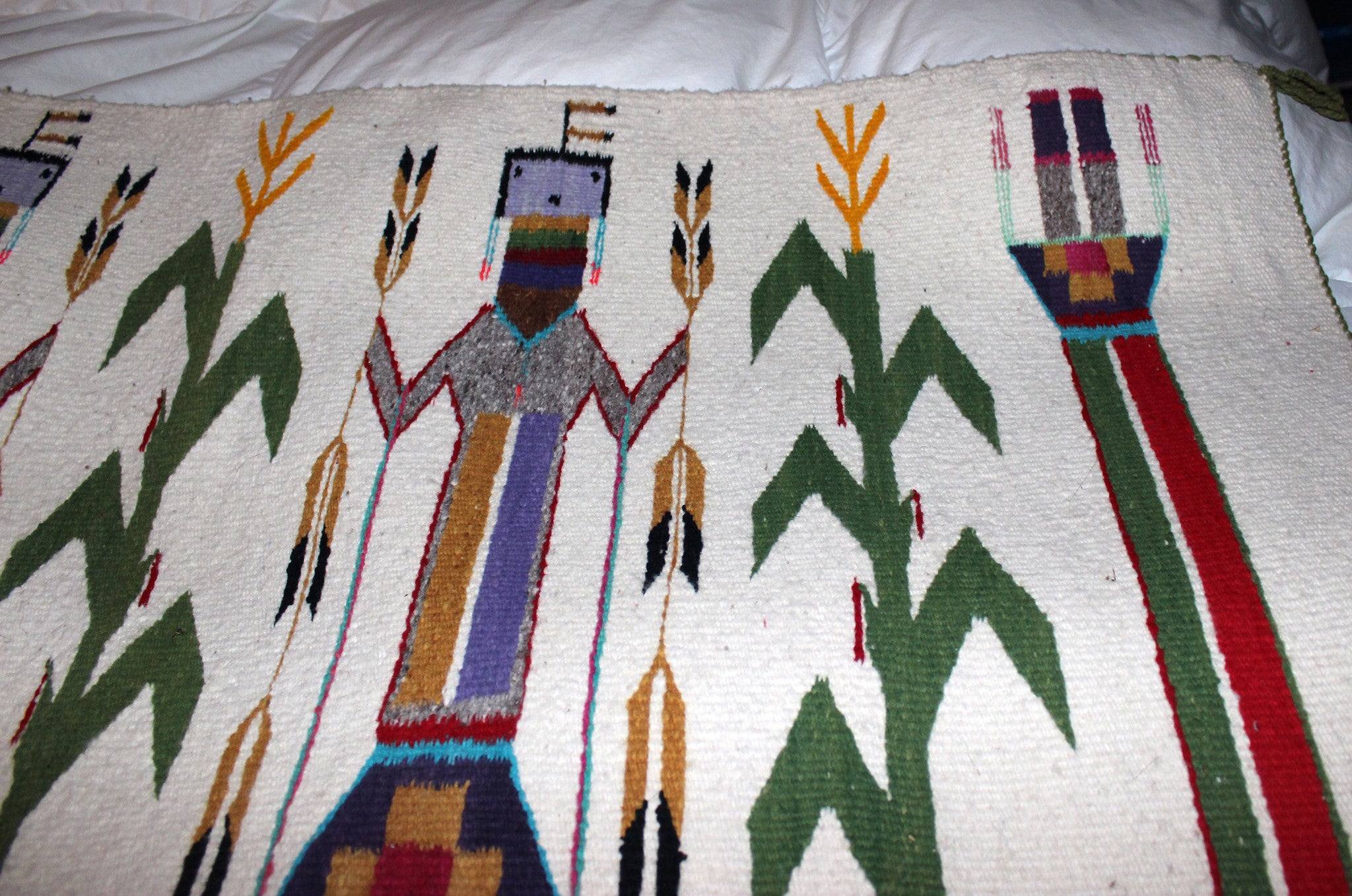 Navajo Yei Wool Rug, Shiprock, New Mexico