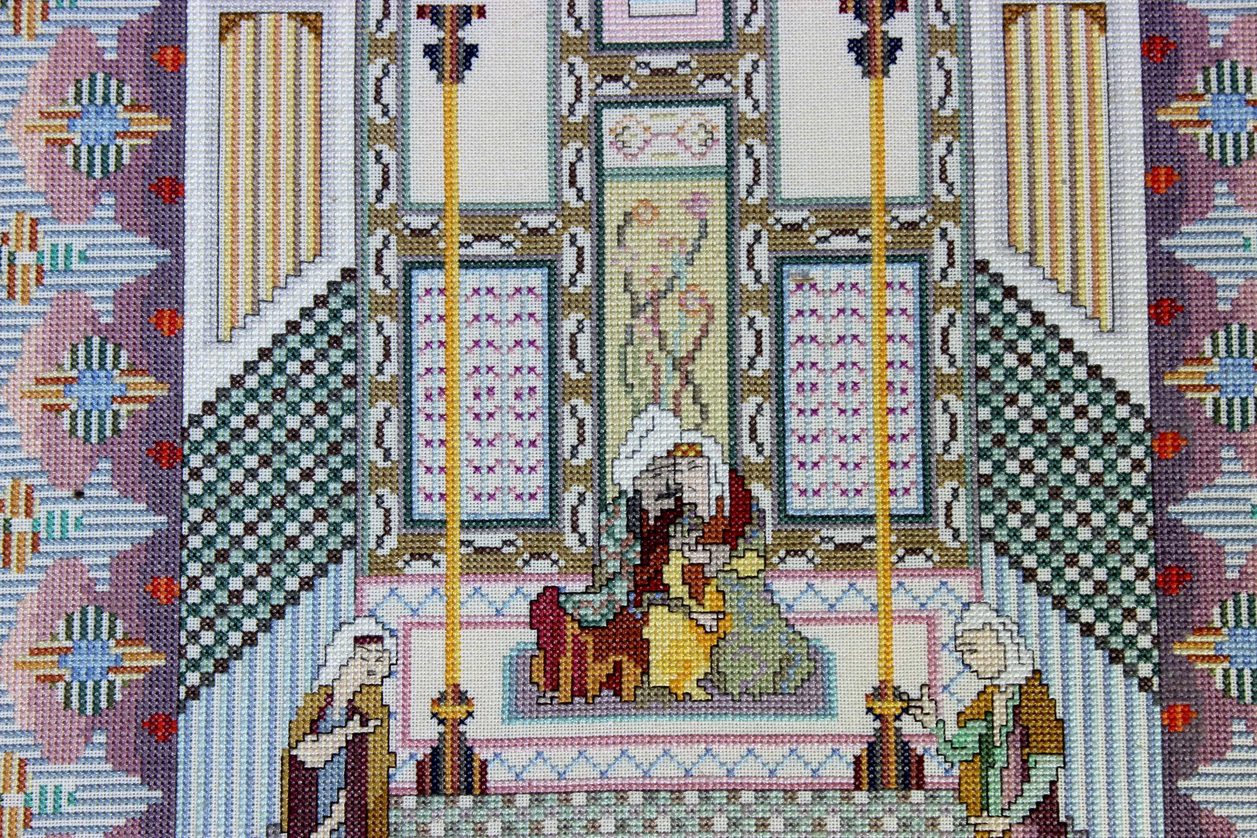 Needlepoint, Turkish Altar Scene