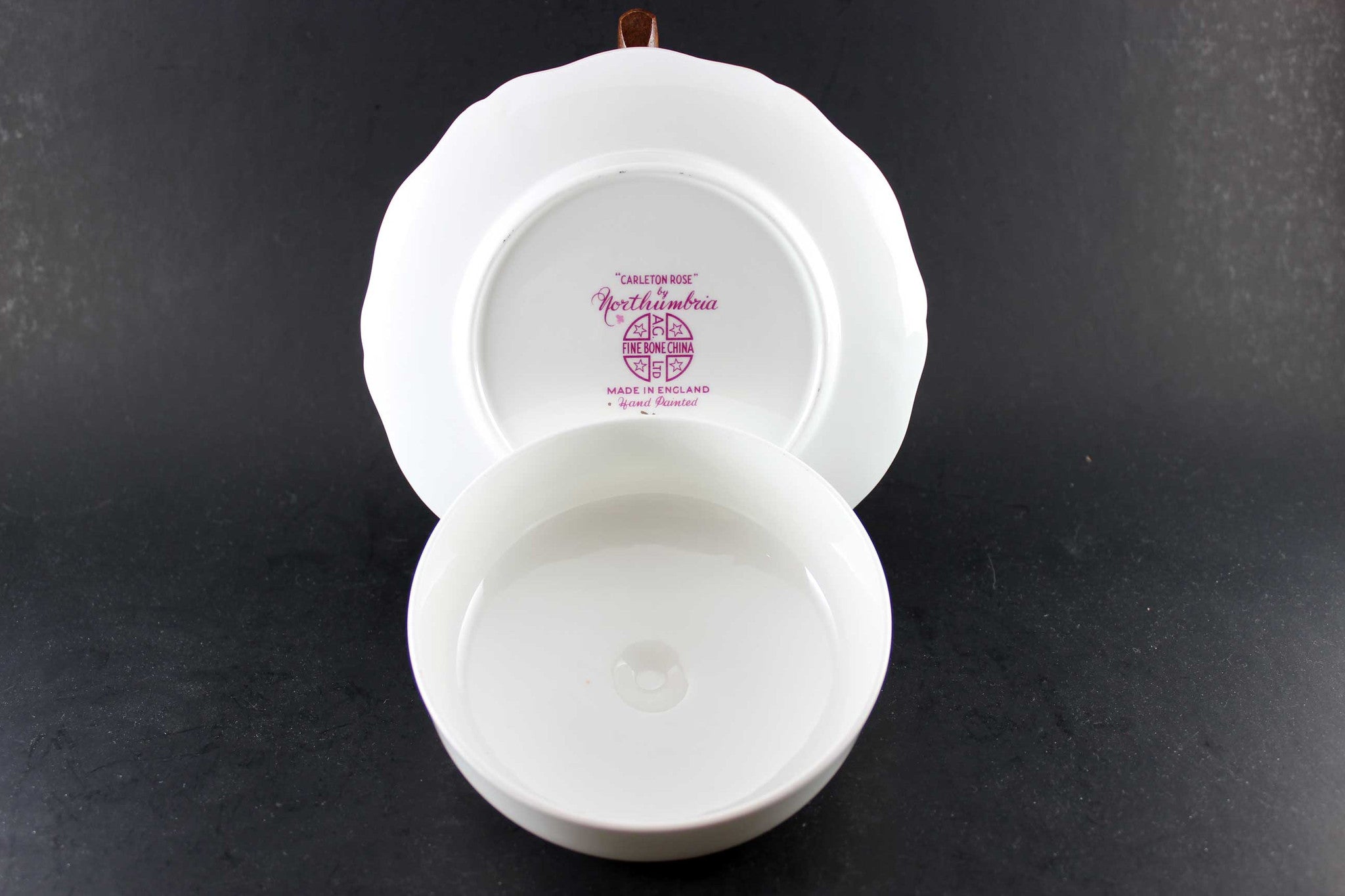 Northumbria Carleton Rose Covered Butter Dish