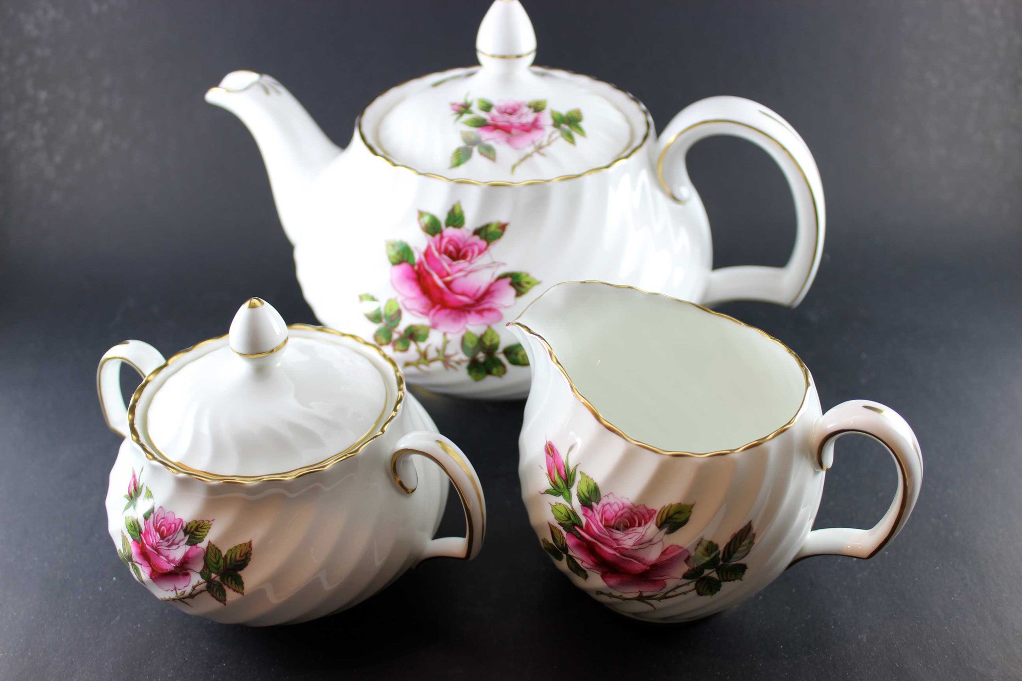 Northumbria Carleton Rose, Cream & Sugar Set