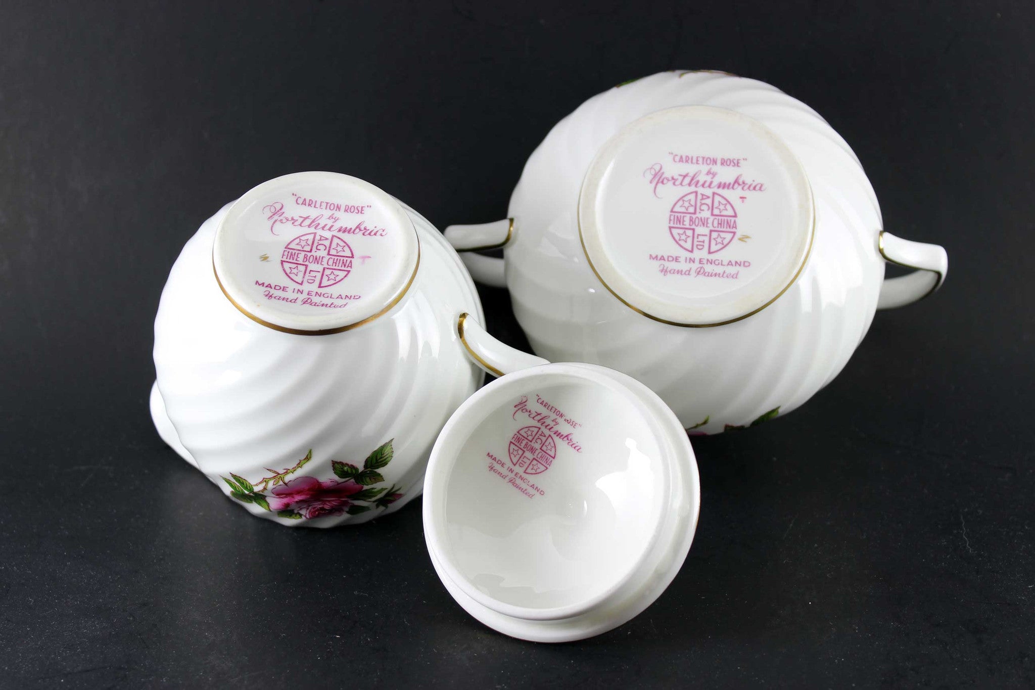 Northumbria Carleton Rose, Cream & Sugar Set