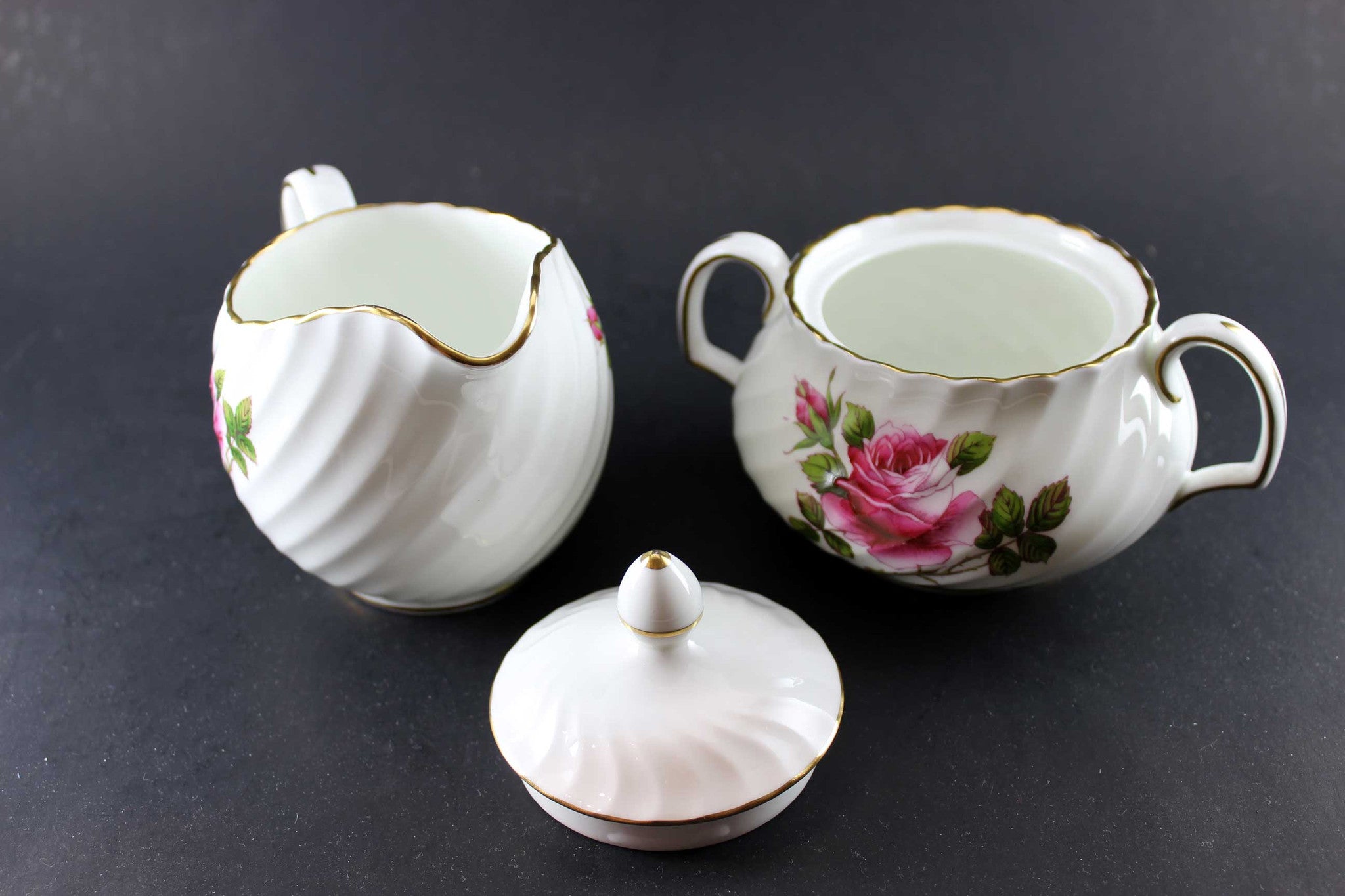Northumbria Carleton Rose, Cream & Sugar Set