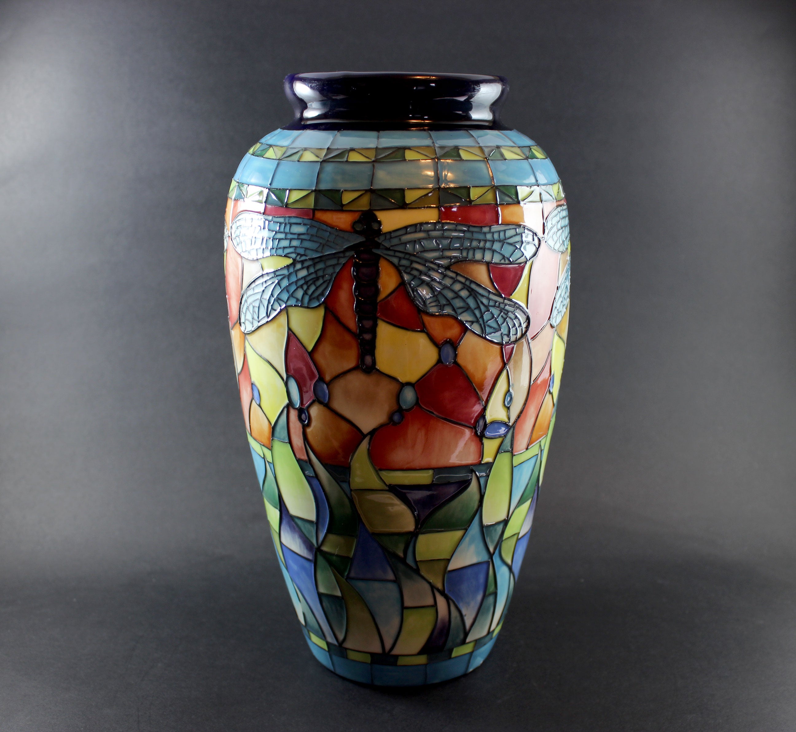 Old Tuptonware, Large Dragonfly Vase