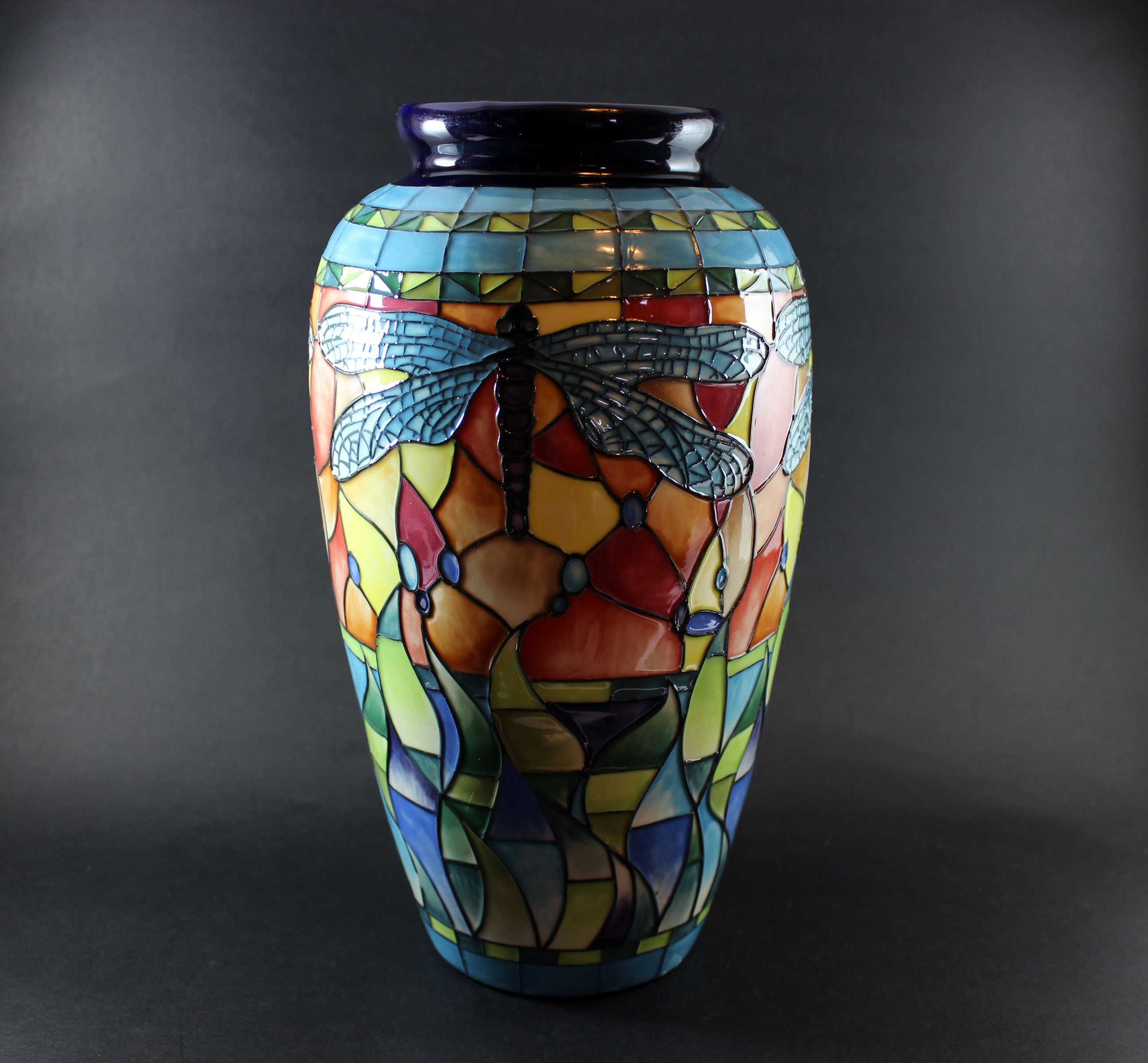 Old Tuptonware, Large Dragonfly Vase