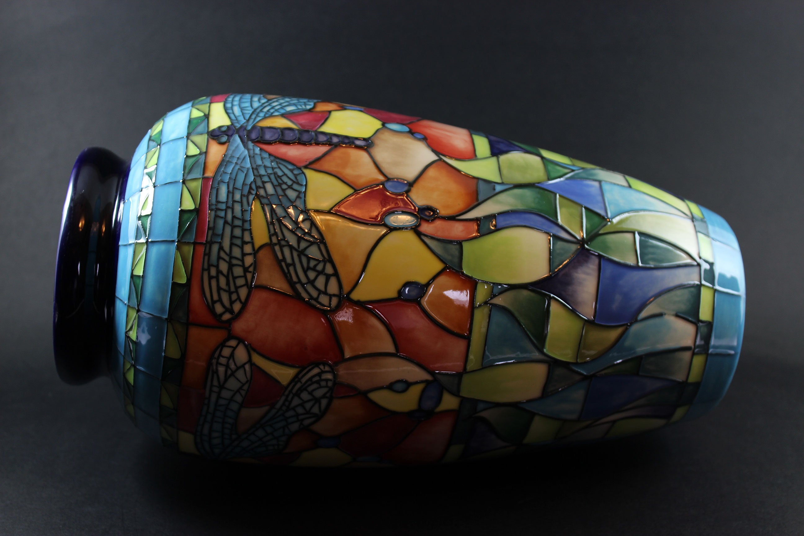 Old Tuptonware, Large Dragonfly Vase