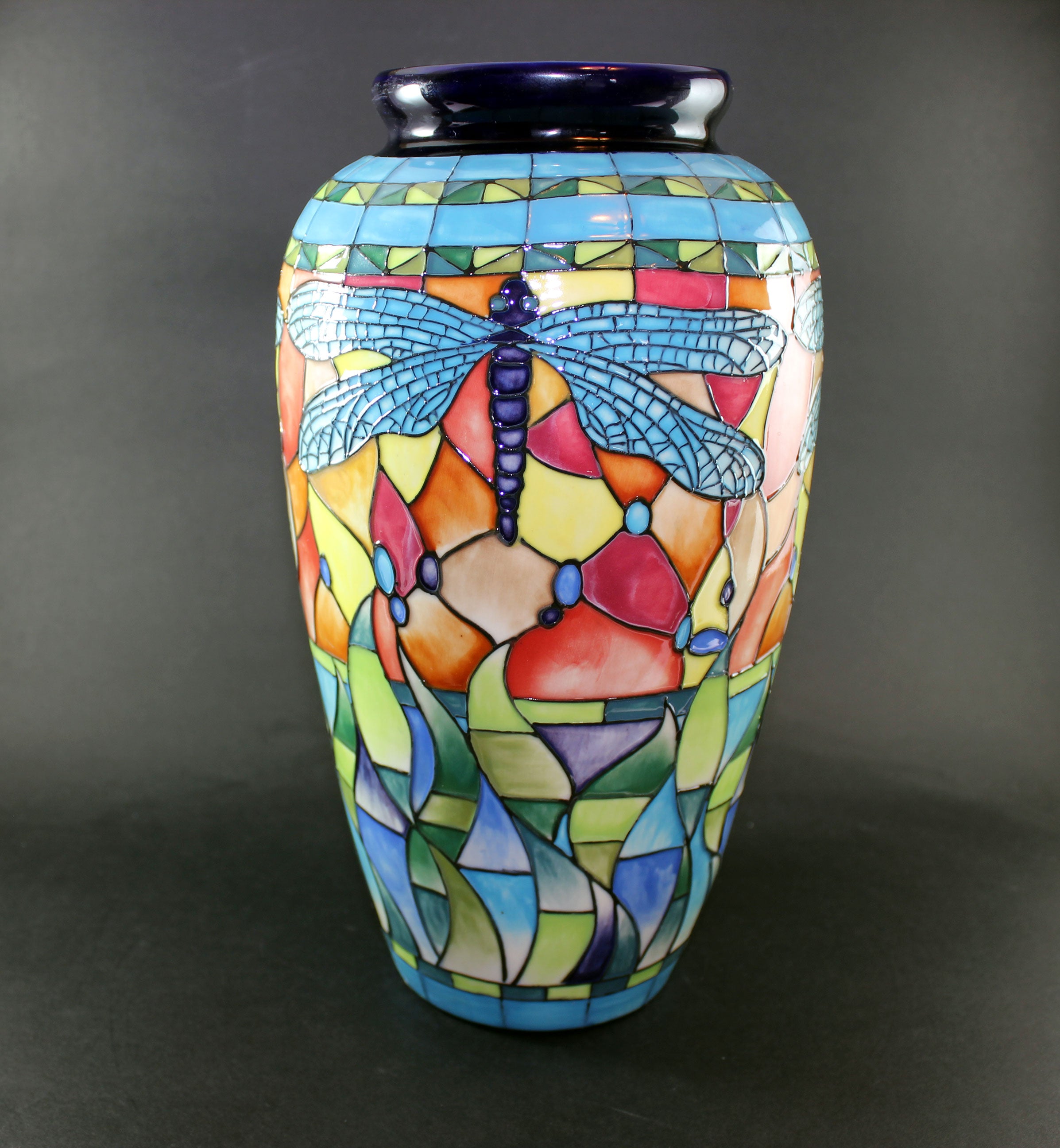 Old Tuptonware, Large Dragonfly Vase