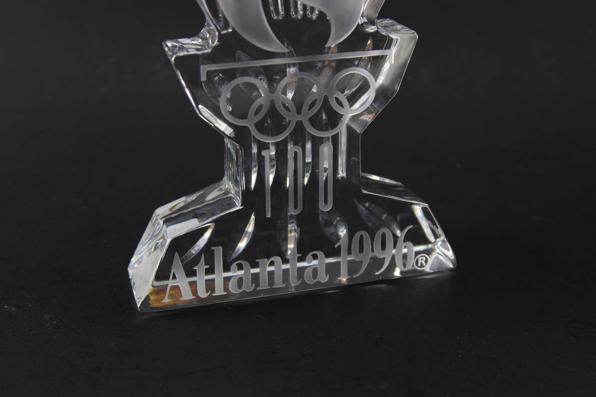 Waterford Crystal 1996 Atlanta Olympic Games Torch