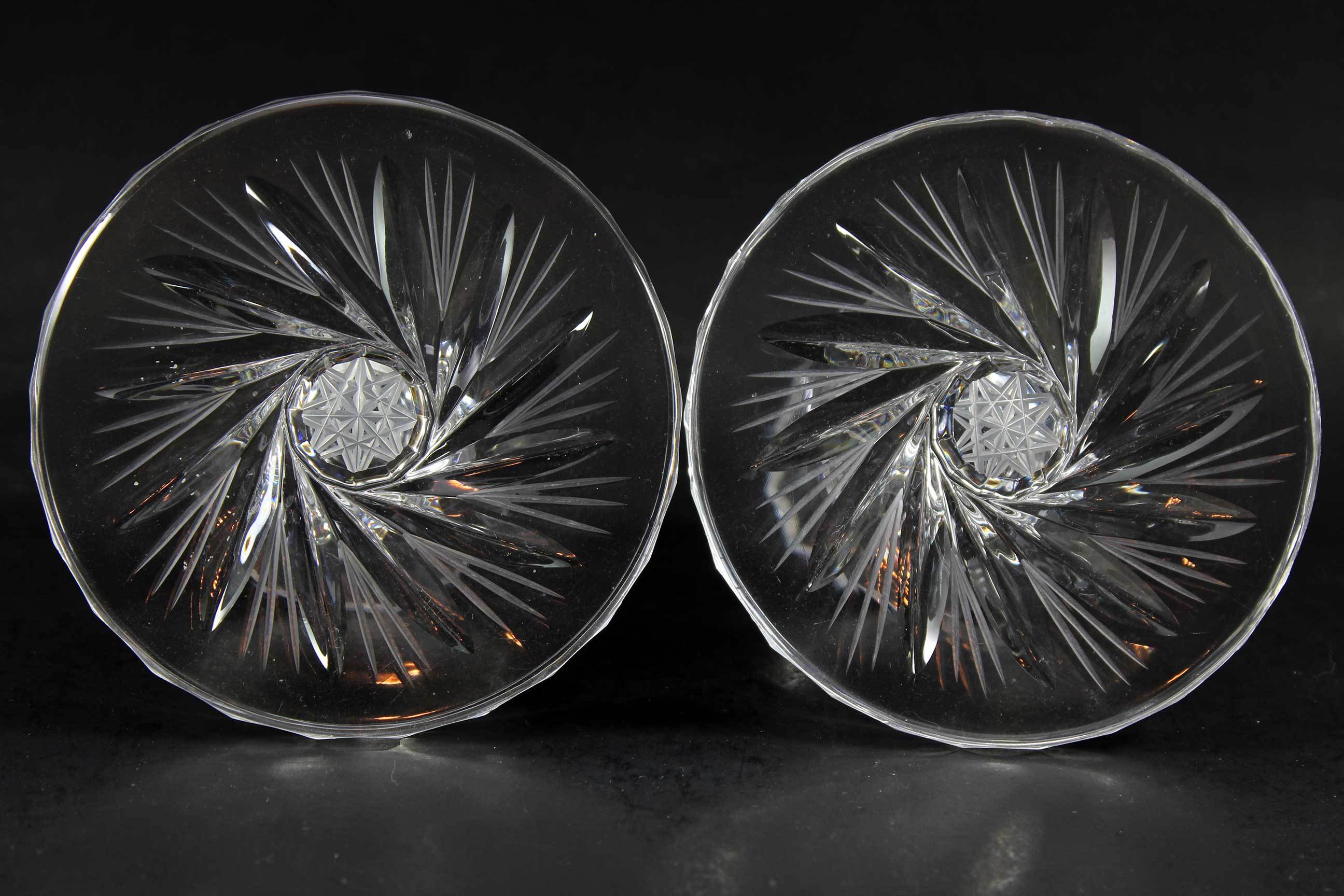Bohemia Pinwheel Crystal, Candleholders