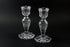 Czech Bohemia Pinwheel Crystal-Candlesticks