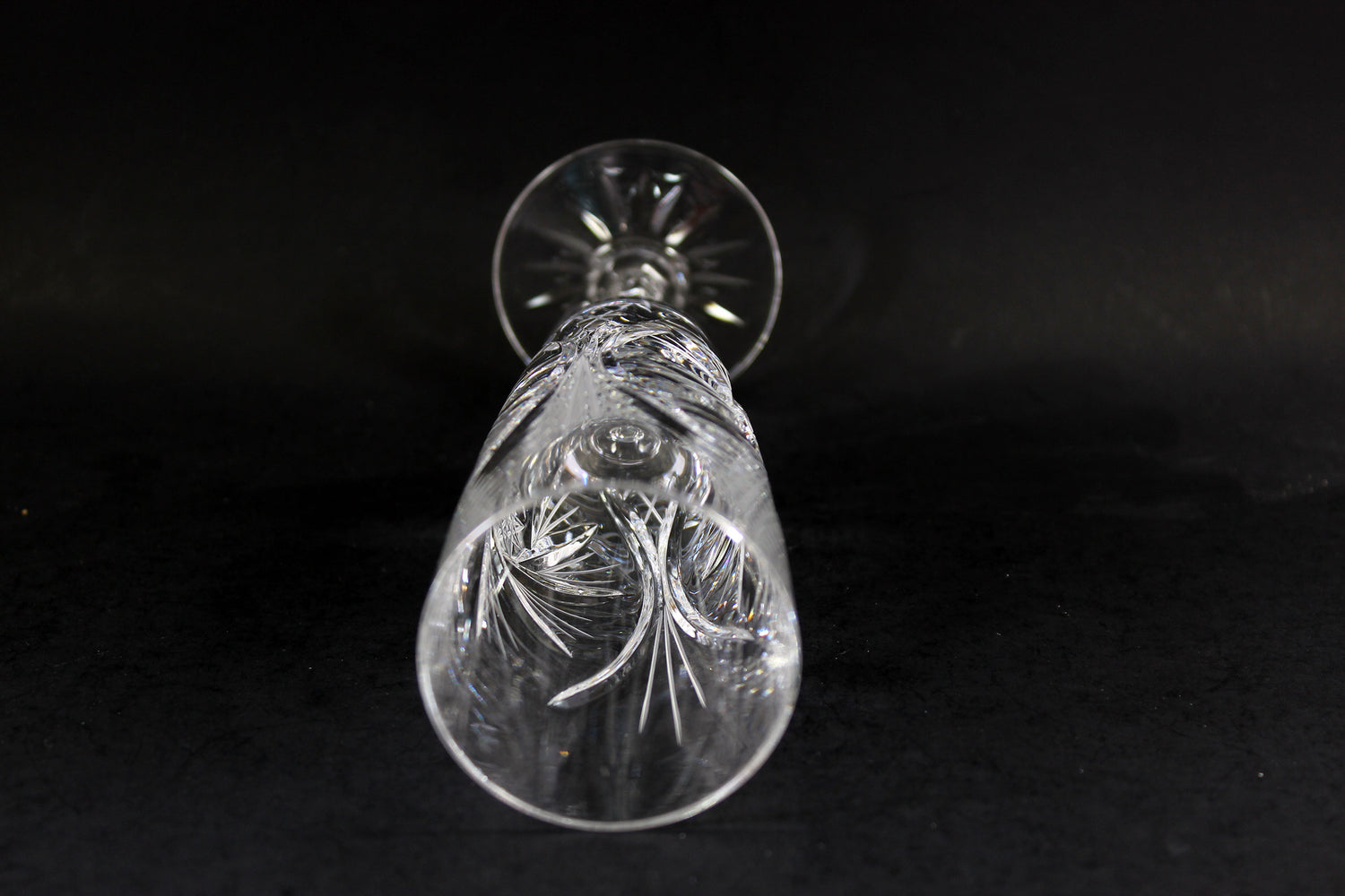 Pinwheel Crystal, Champagne Flute