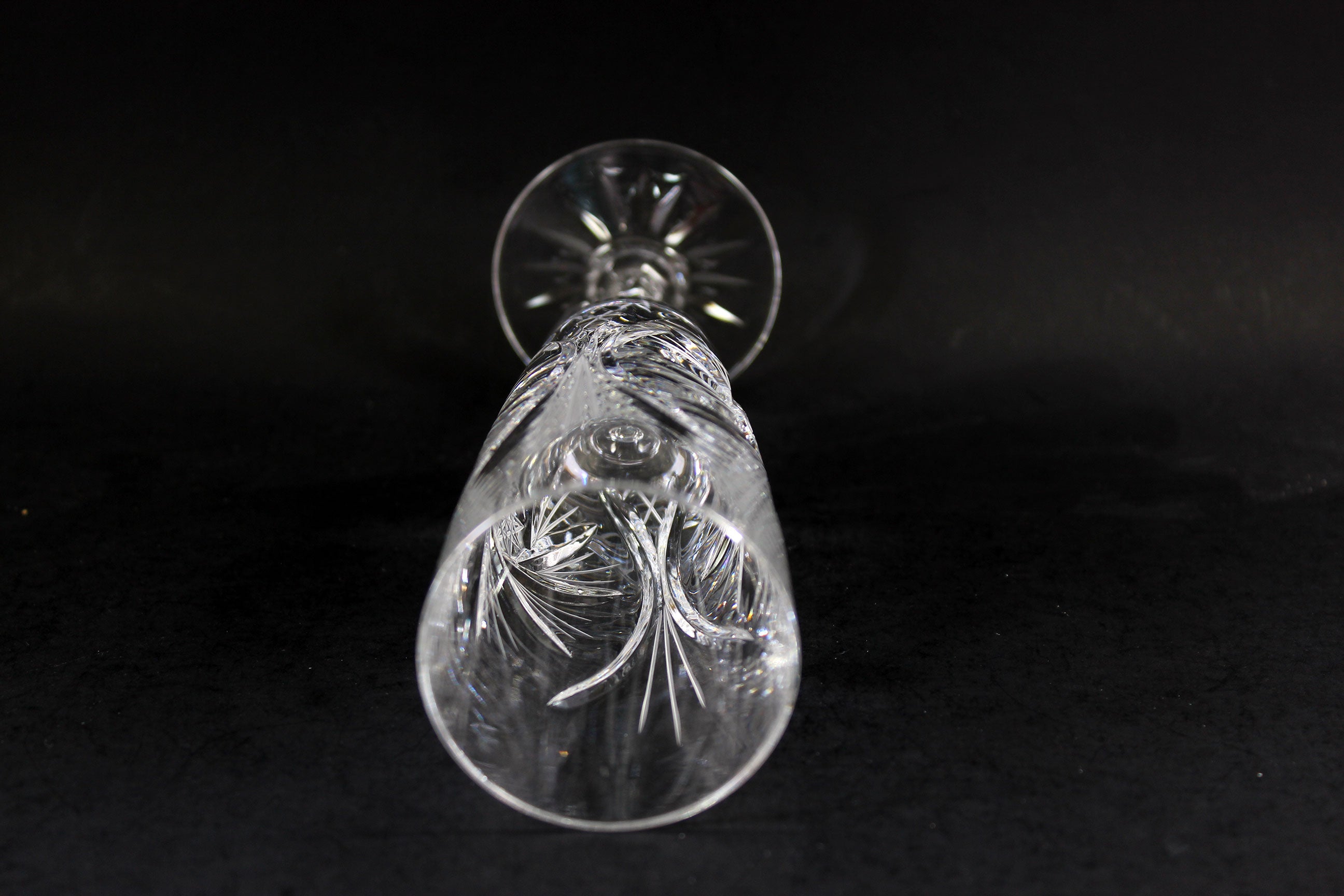 Pinwheel Crystal, Champagne Flute