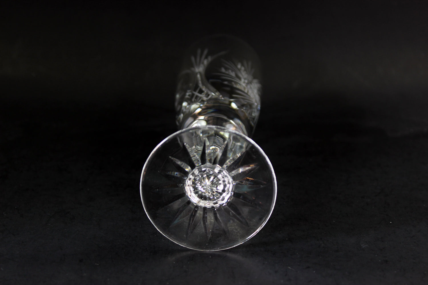 Pinwheel Crystal, Champagne Flute