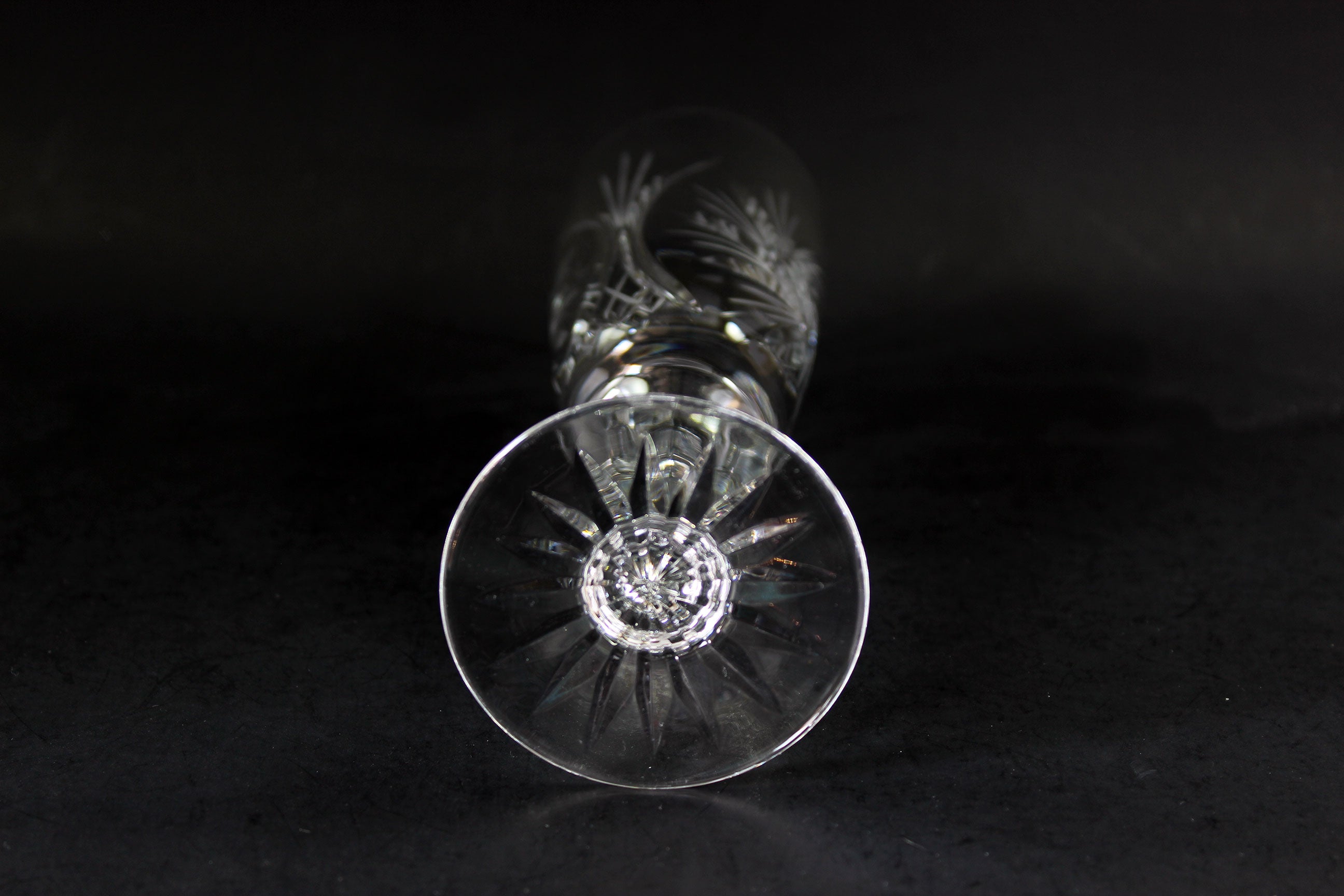 Pinwheel Crystal, Champagne Flute