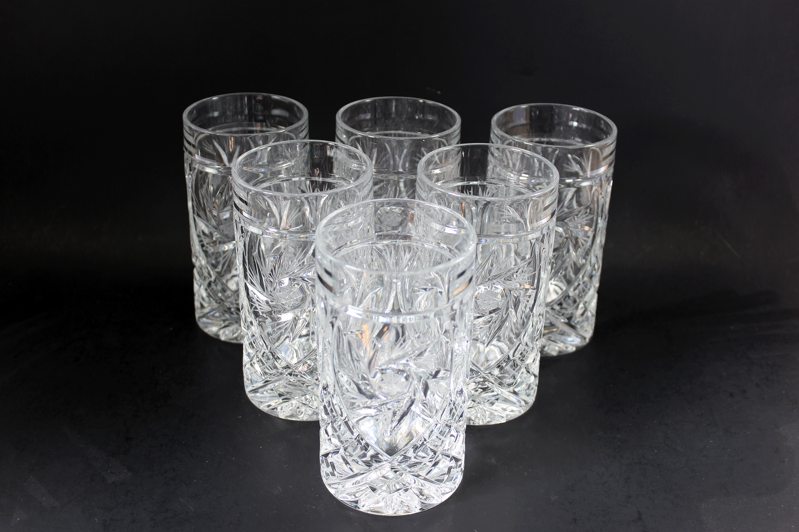 Pinwheel Crystal Highball