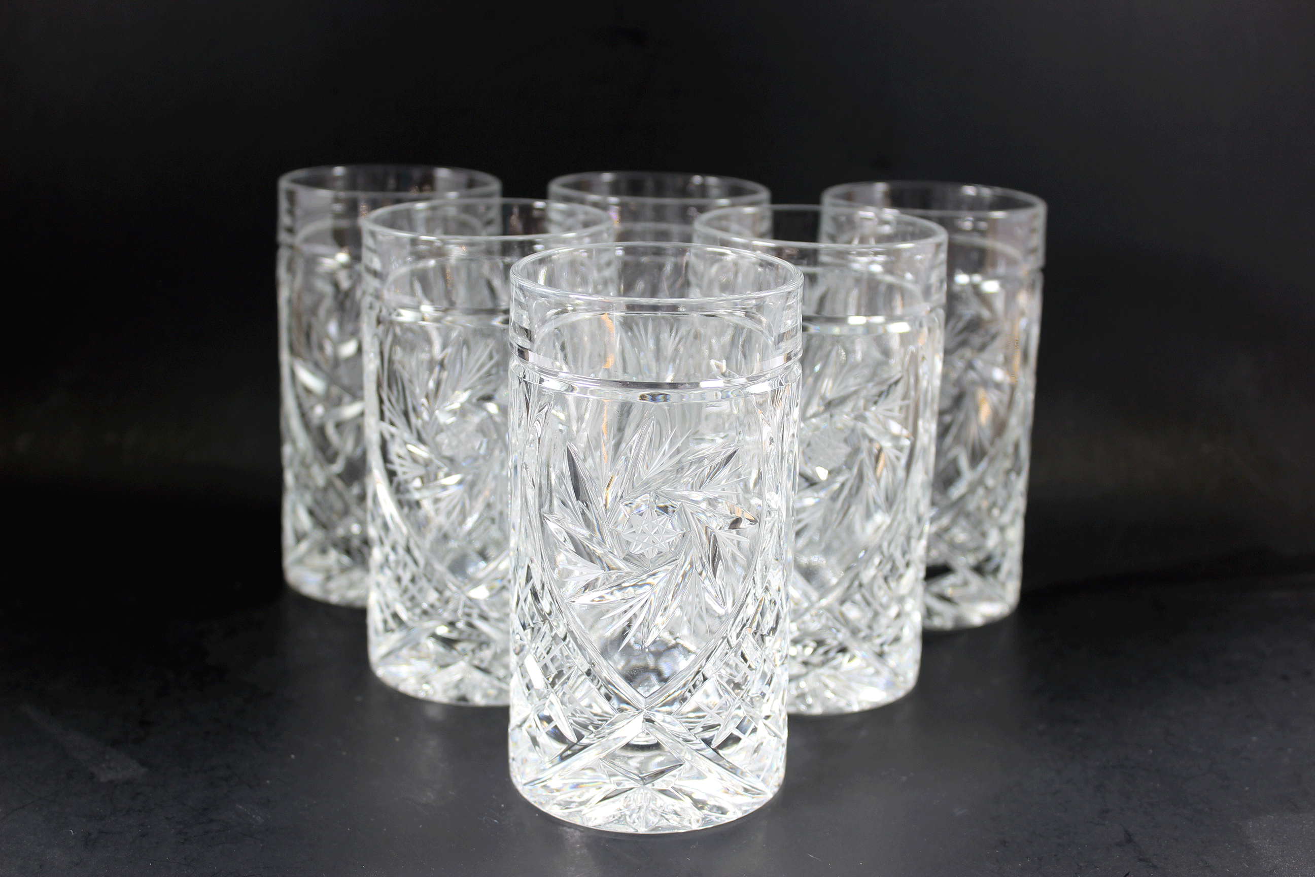 Pinwheel Crystal Highball