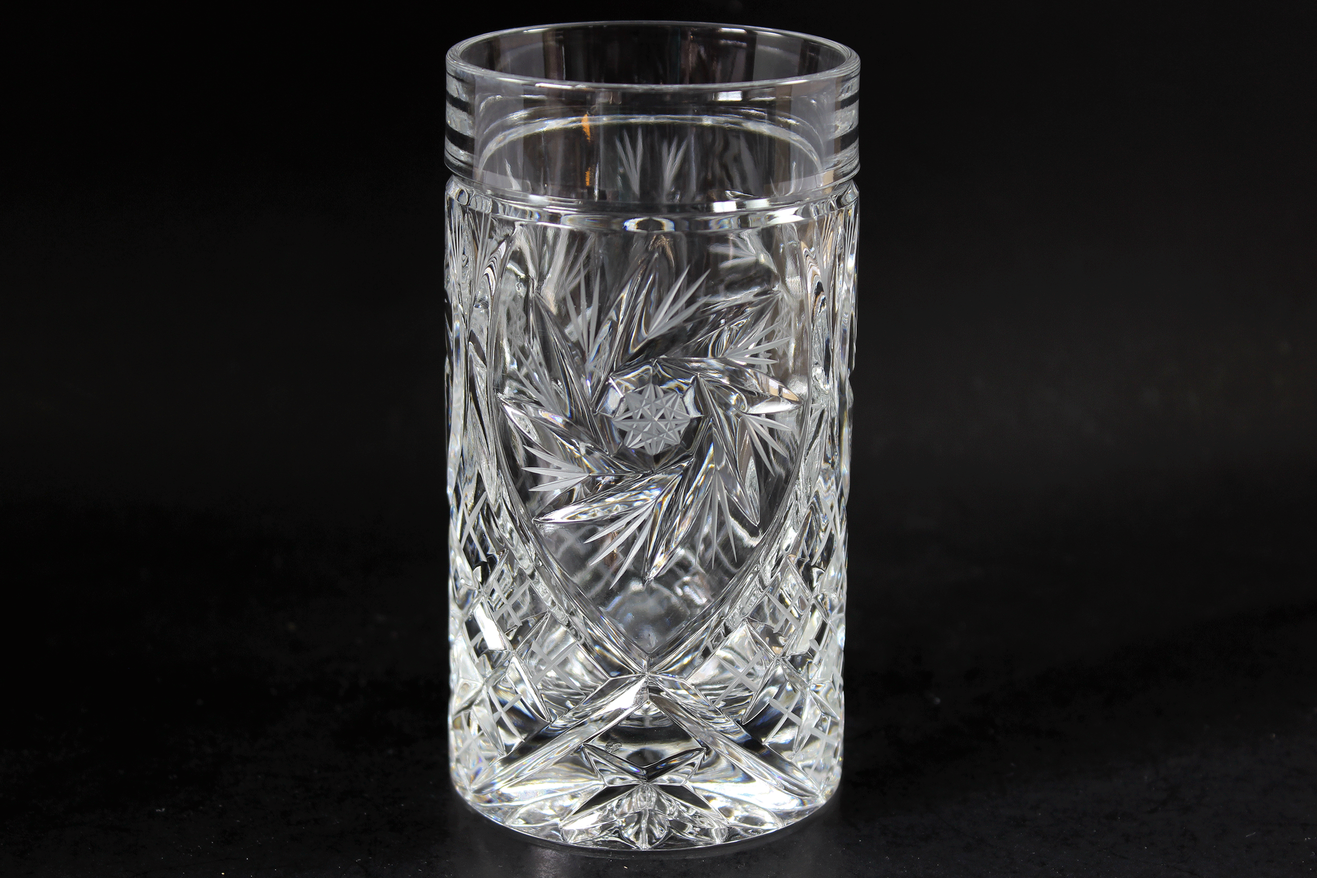 Pinwheel Crystal Highball