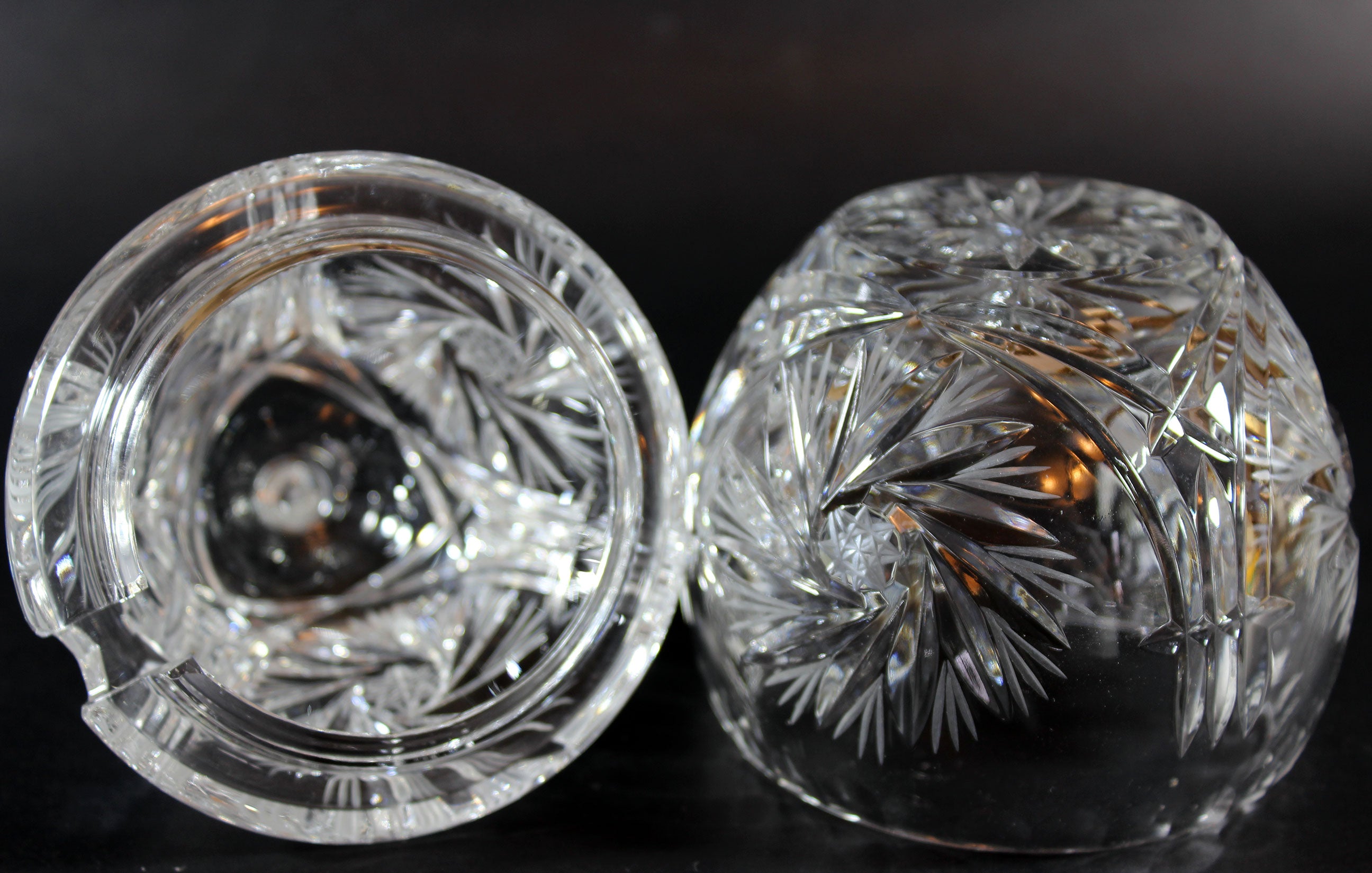 Pinwheel Crystal, Pear Dish