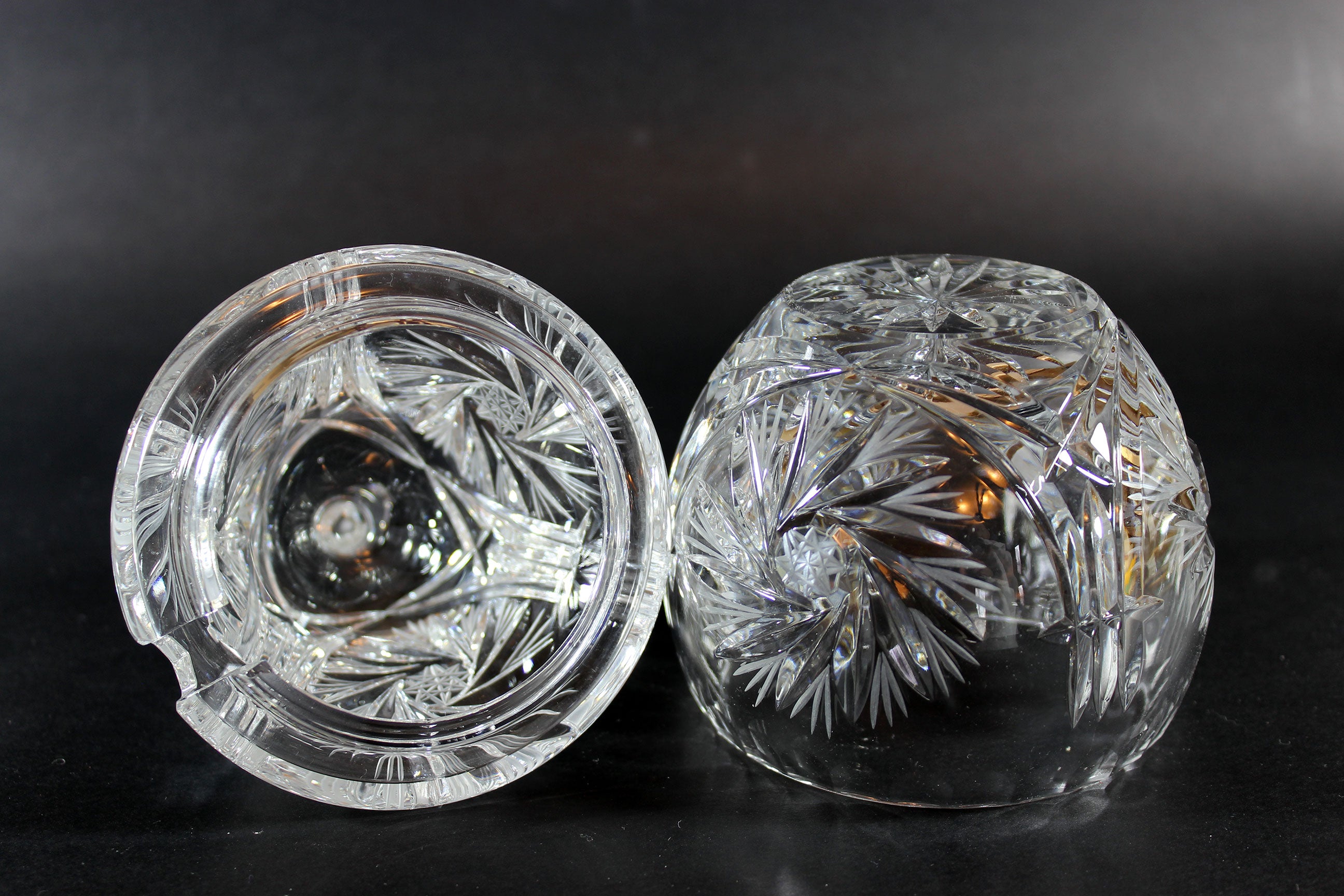 Pinwheel Crystal, Pear Dish