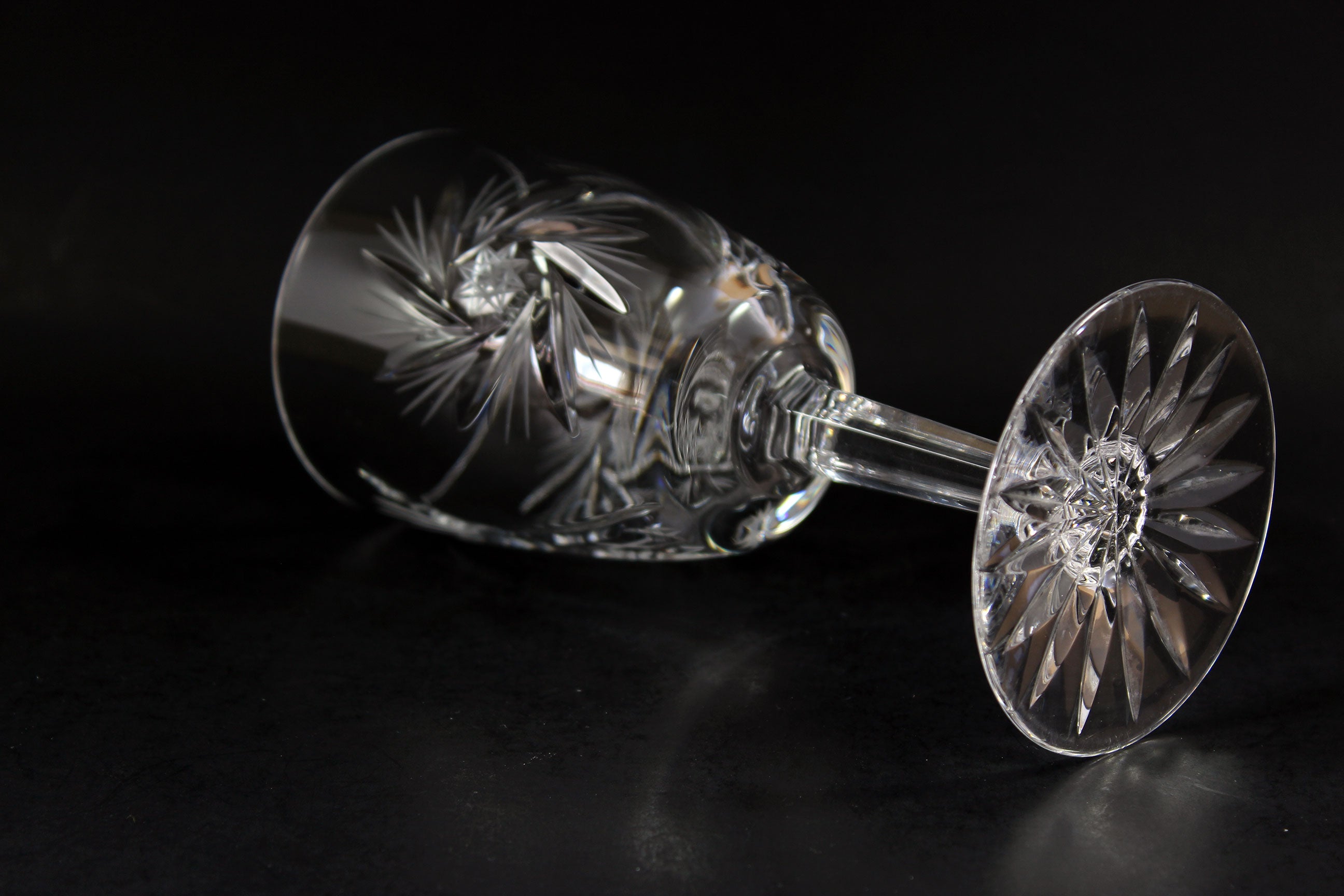 Pinwheel Crystal, Wine Glasses