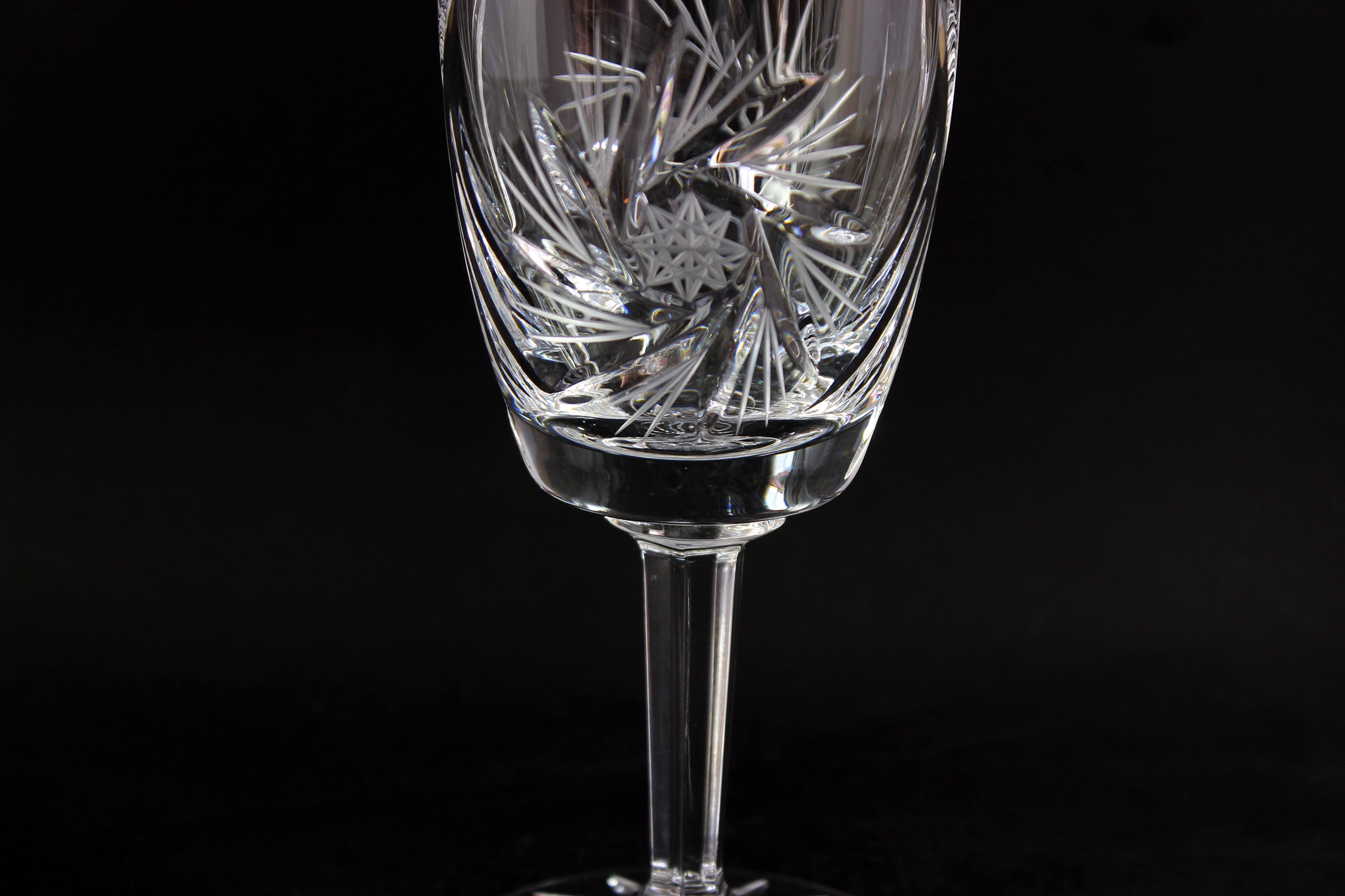 Pinwheel Crystal, Wine Glasses
