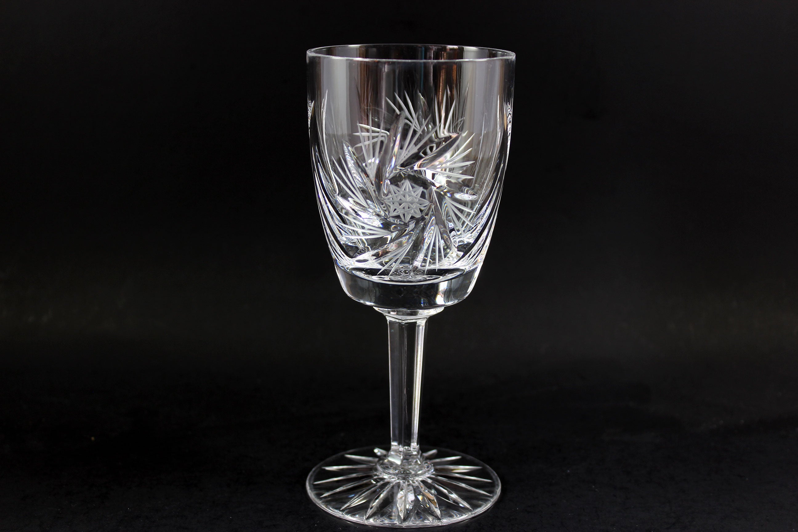 Pinwheel Crystal, Wine Glasses