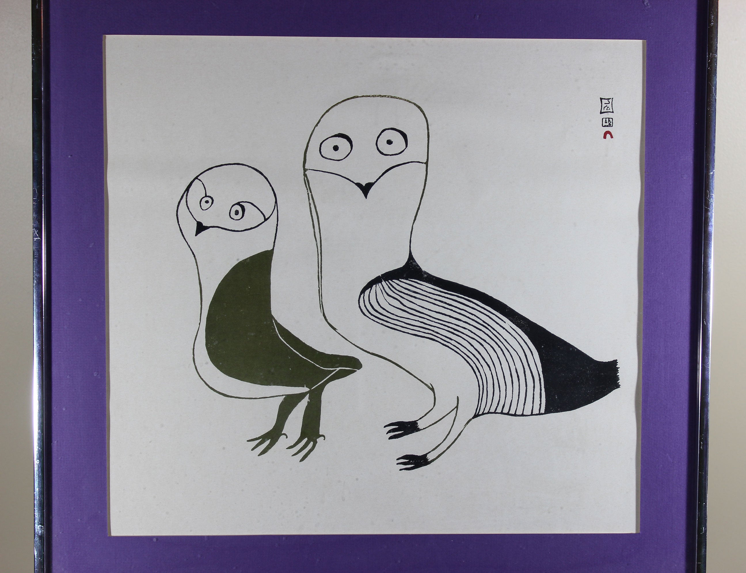 Lucy Qinnuayuak, Two Owls