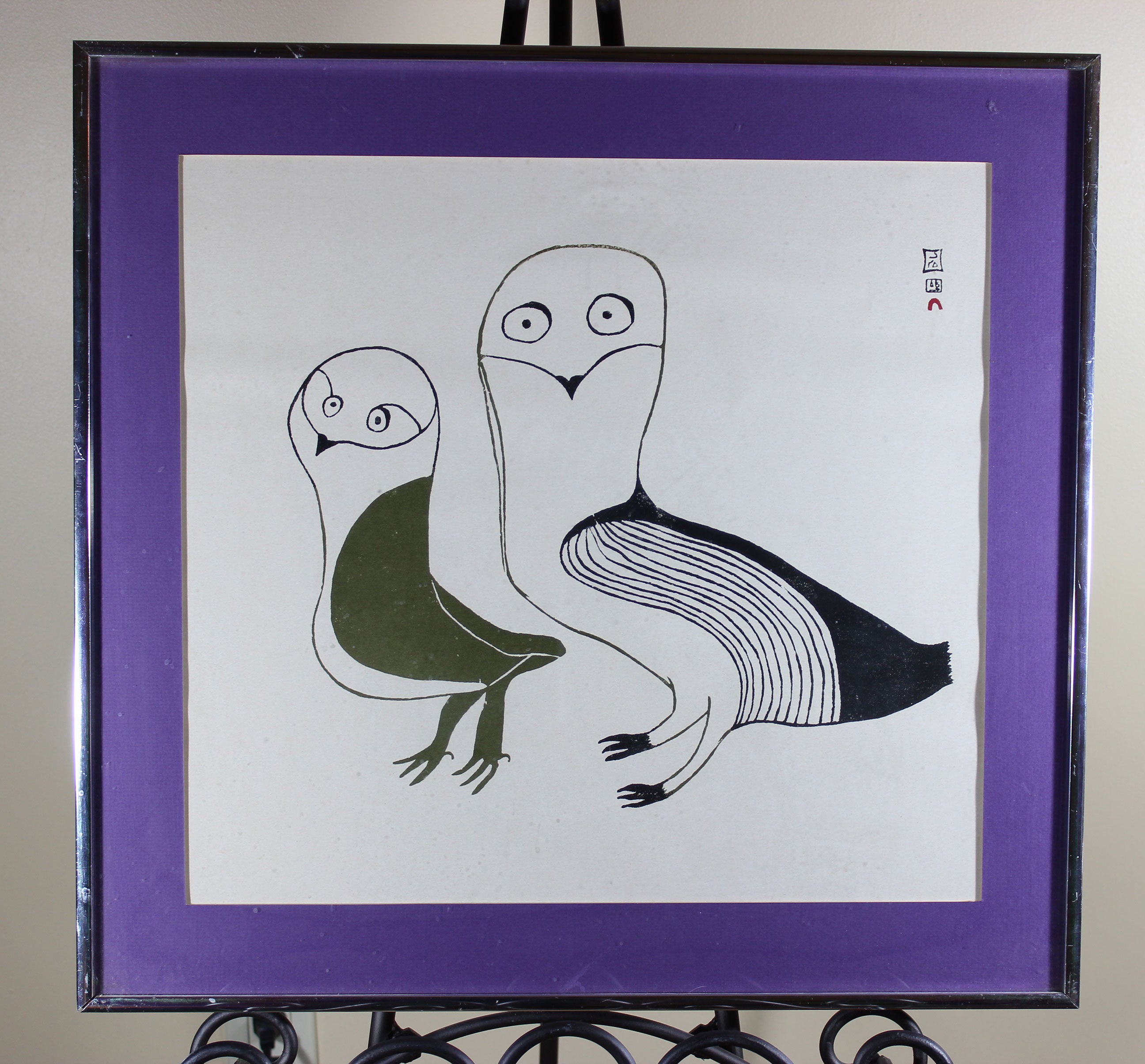 Lucy Qinnuayuak, Two Owls