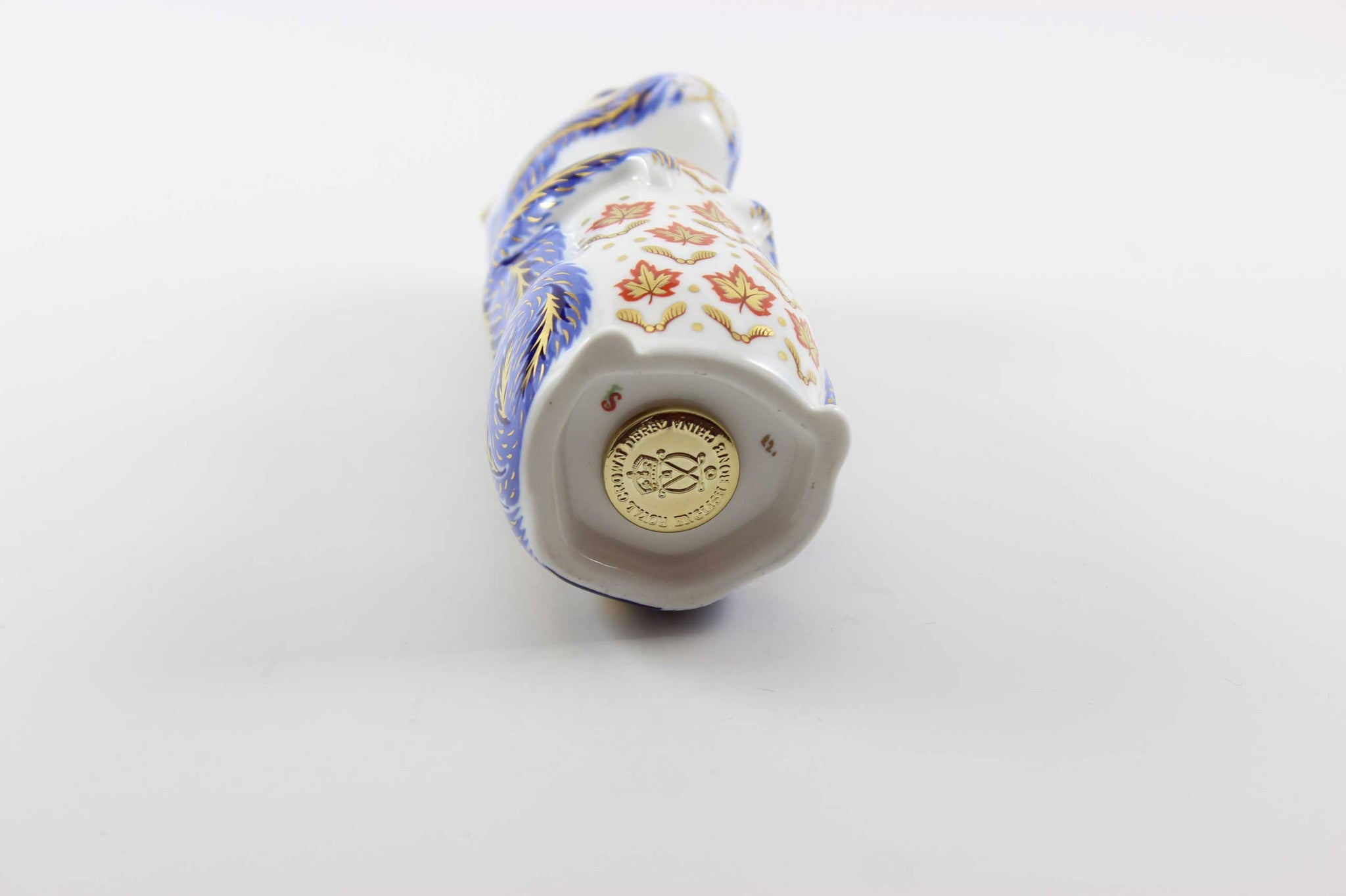 Royal Crown Derby Imari Style Chipmunk Paperweight