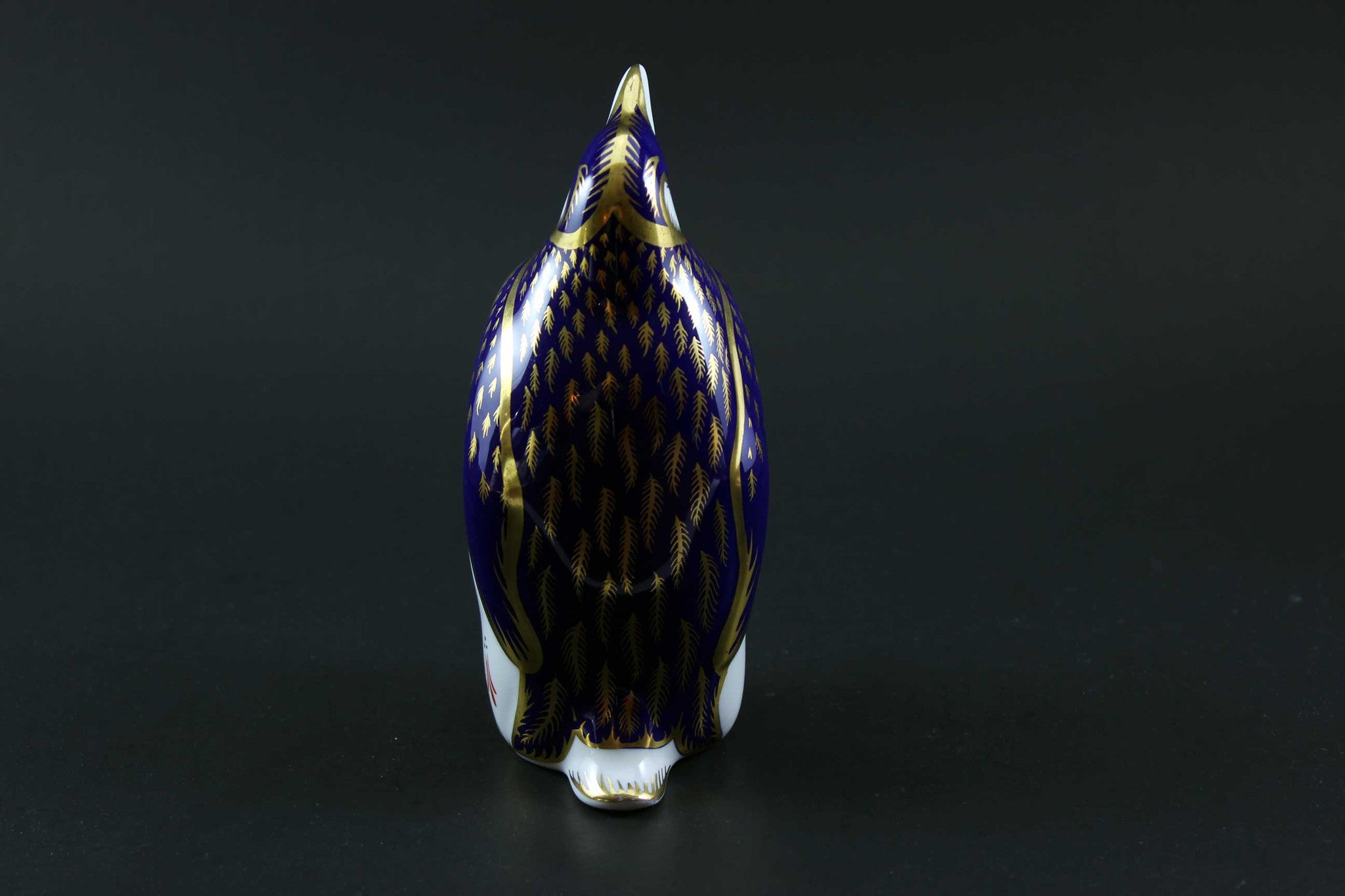 Royal Crown Derby Imari Style Penguin Paperweight