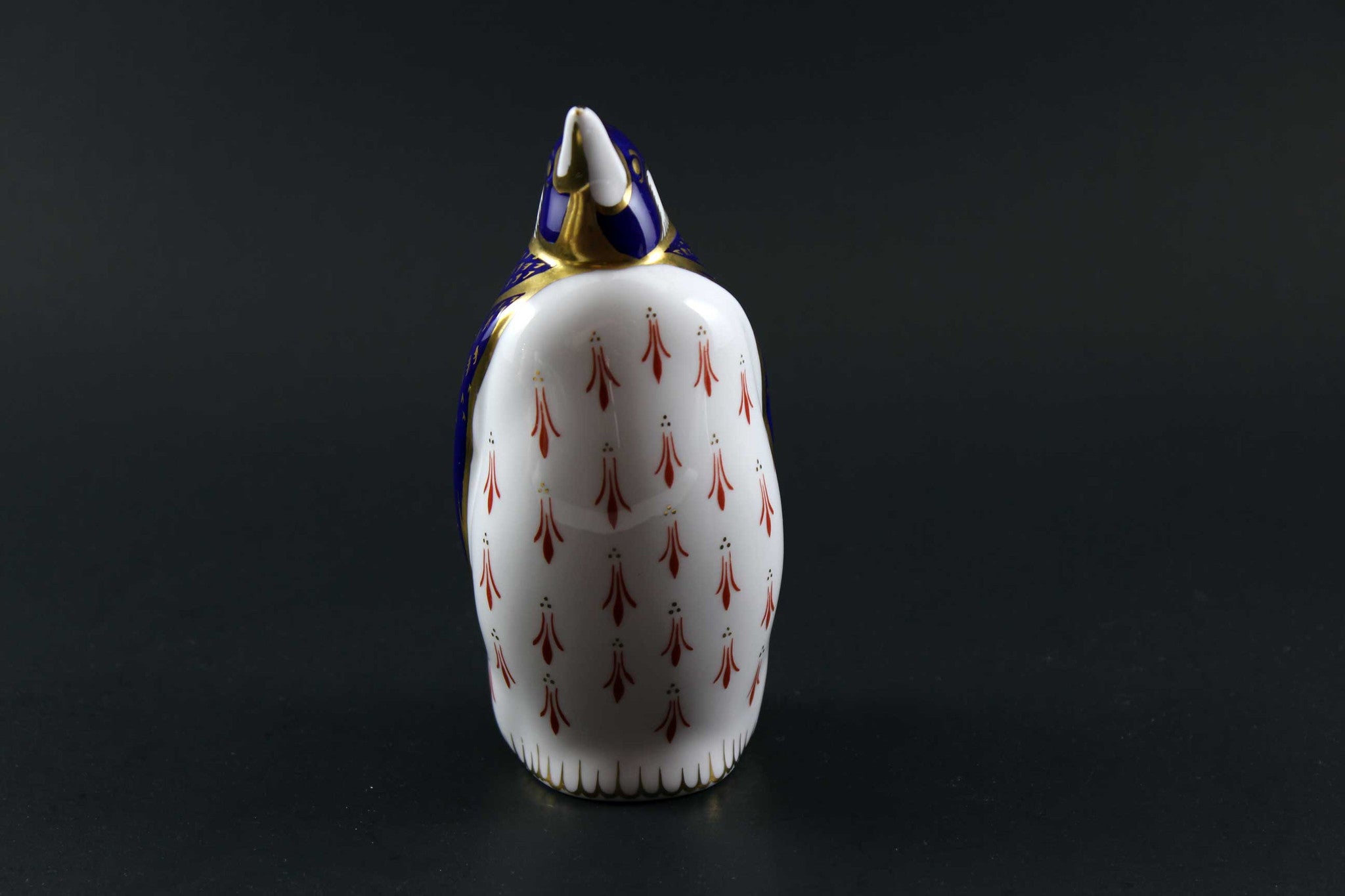Royal Crown Derby Imari Style Penguin Paperweight