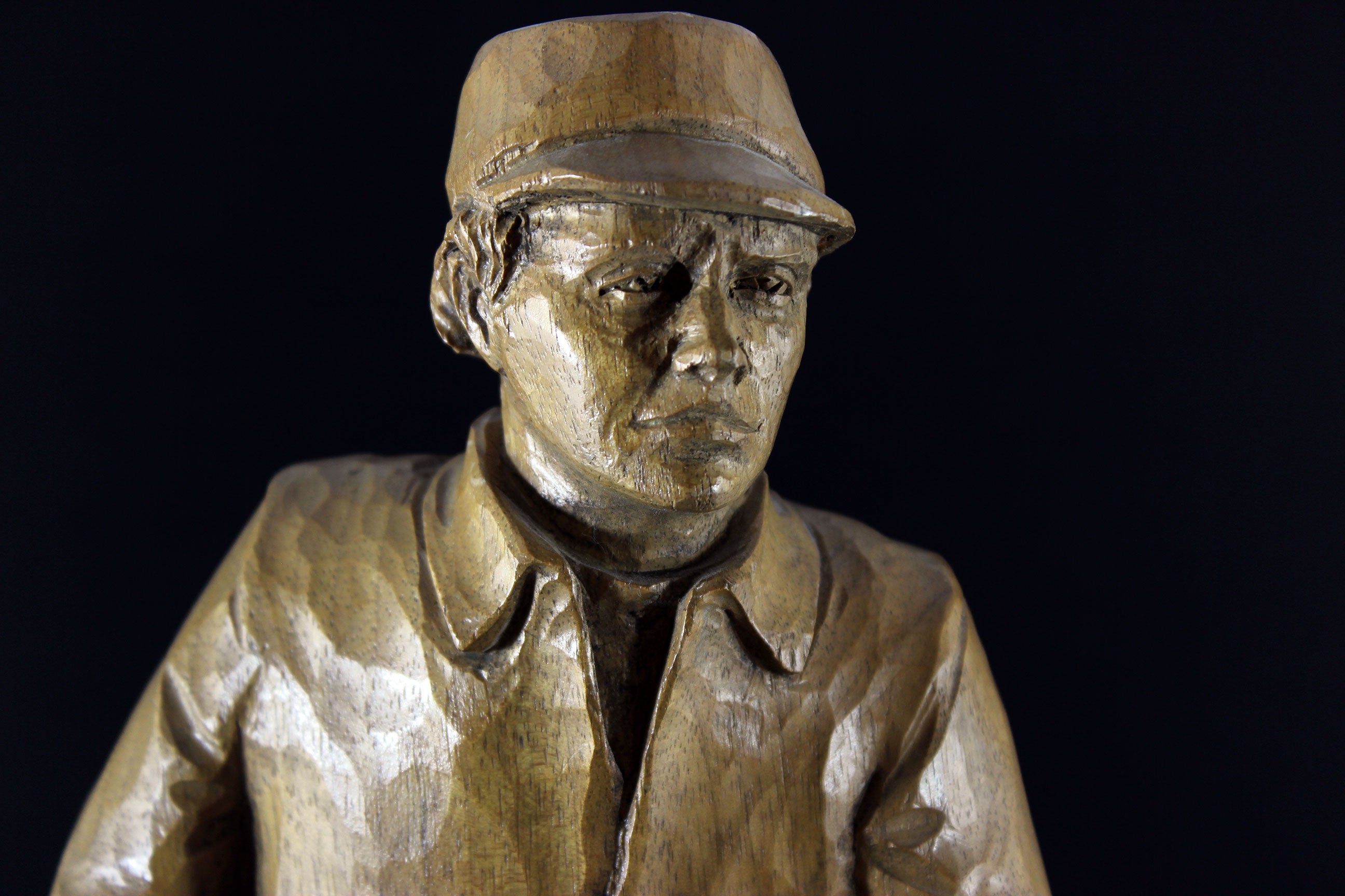 Roger Bourgault Sculpture, Seated Hunter