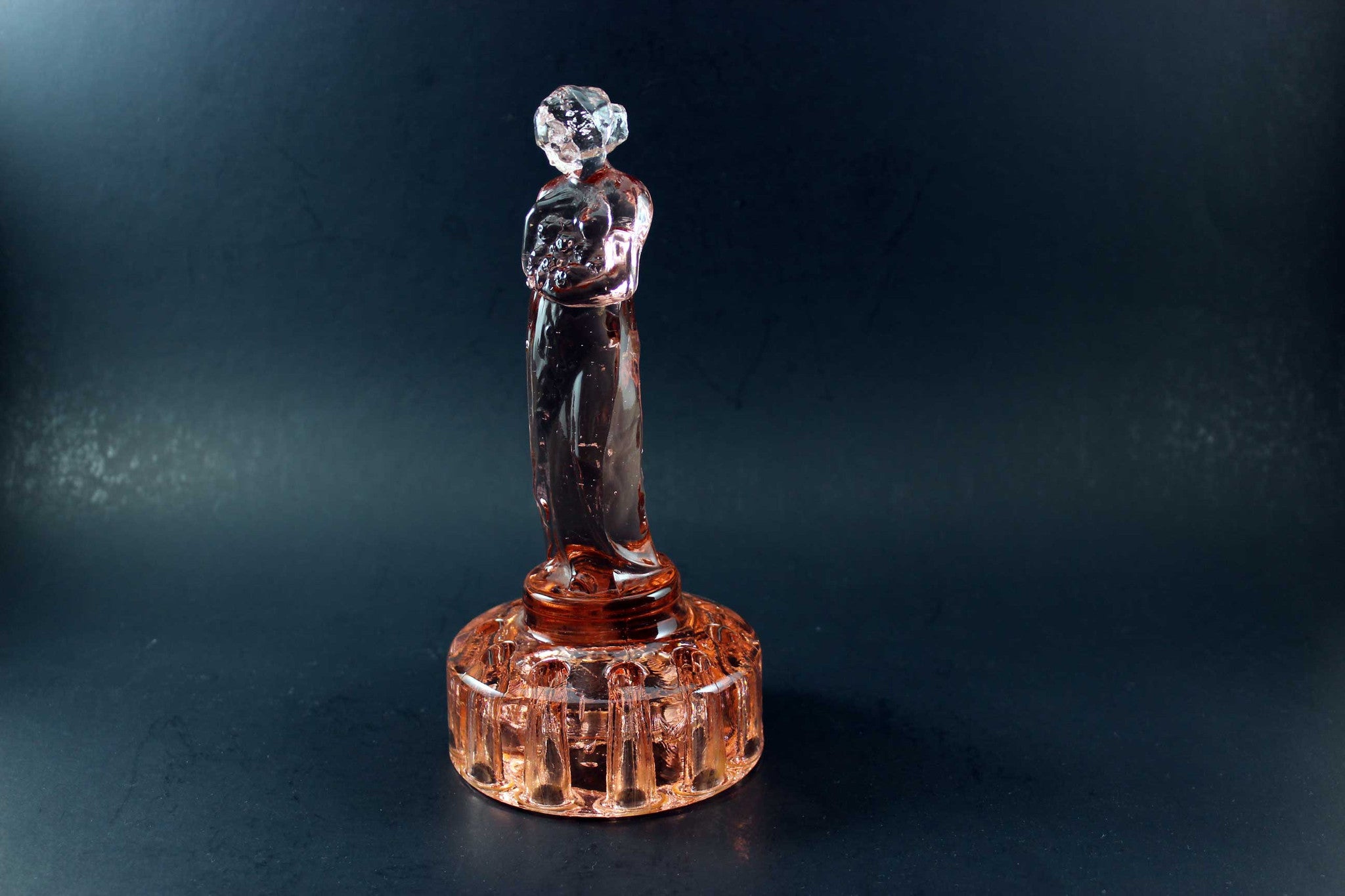 Cambridge Glass Rose Lady, Lancaster Glass Console Bowl